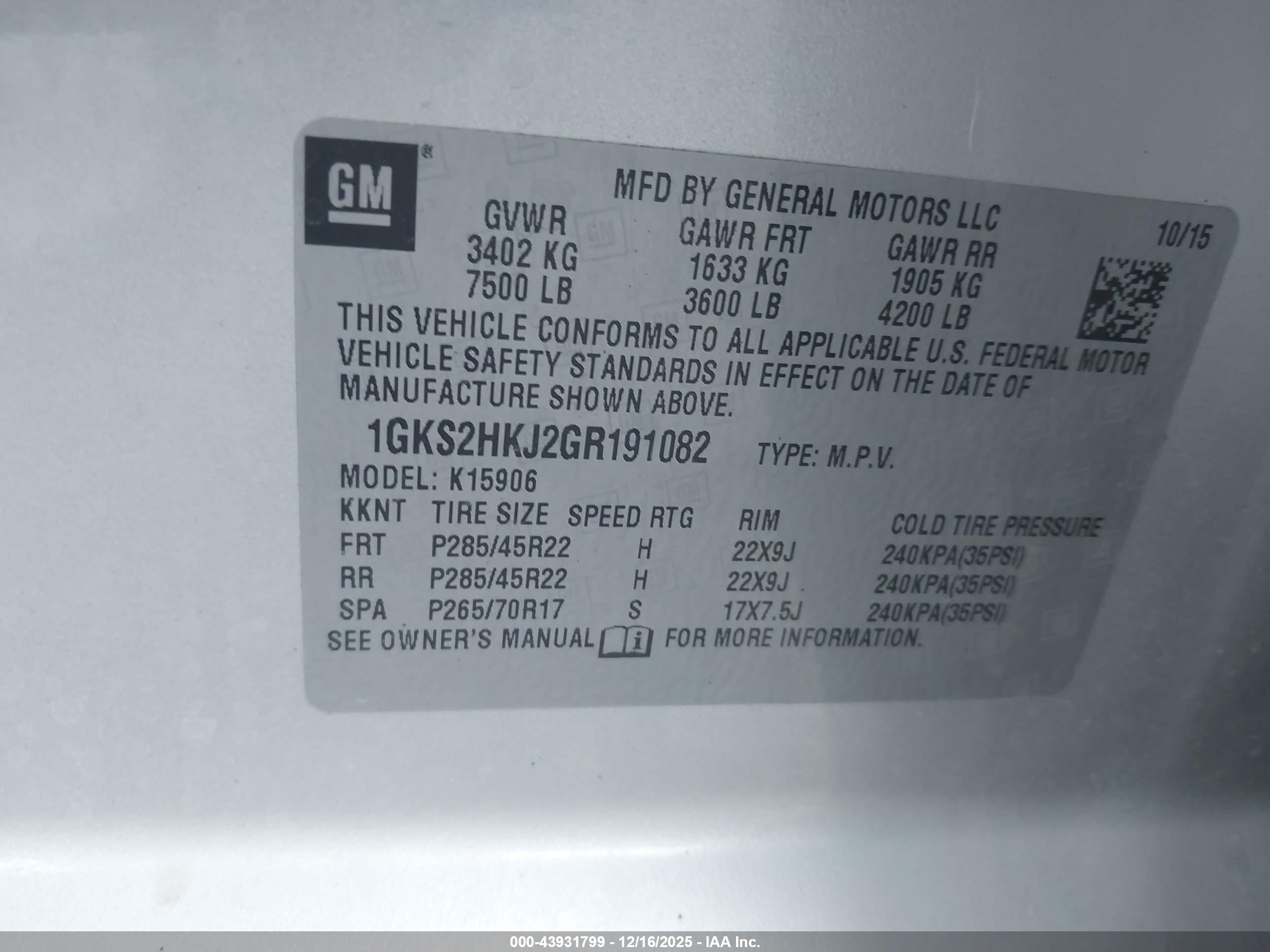 GMC YUKON image 9