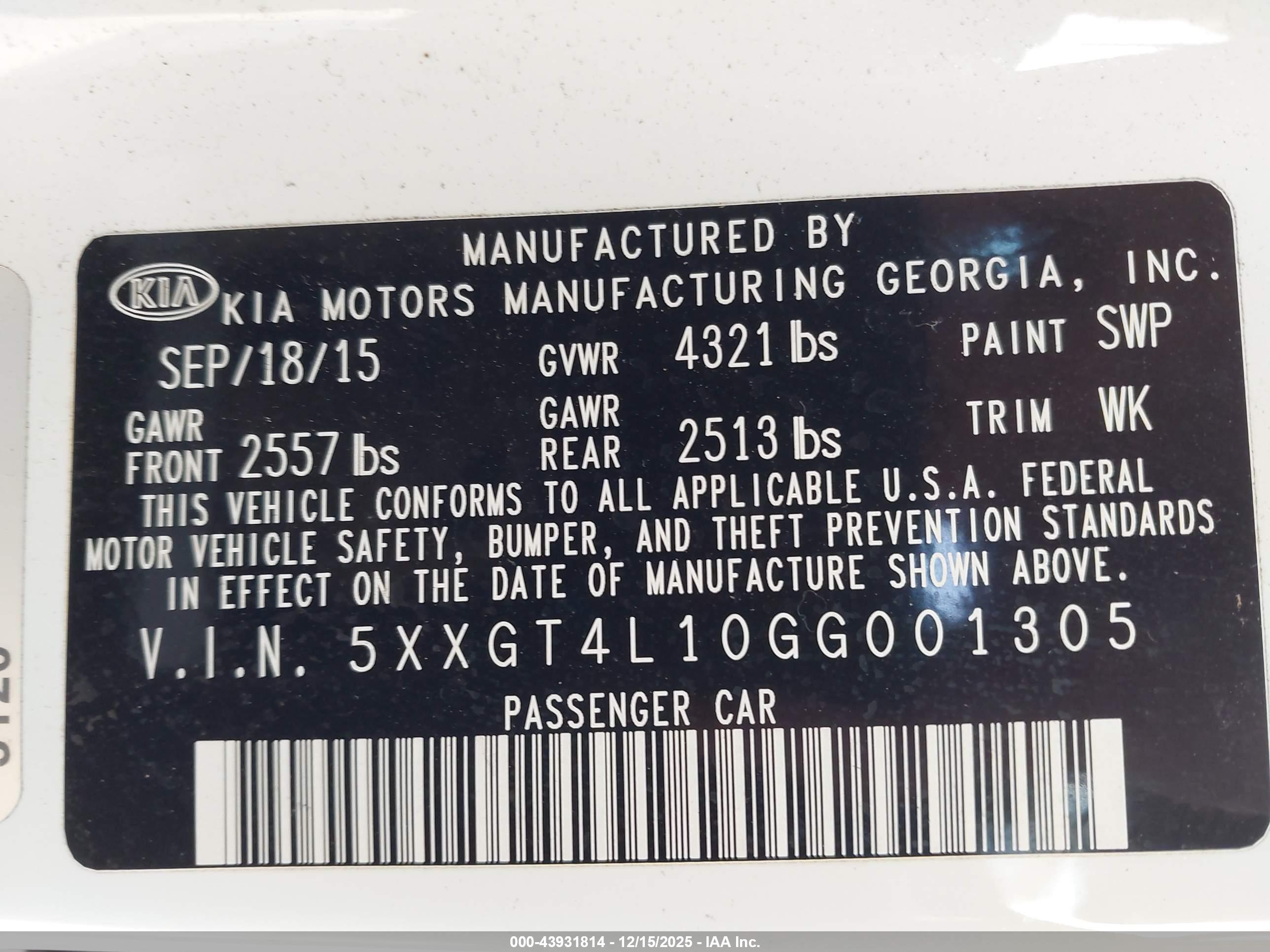 KIA OPTIMA image 9