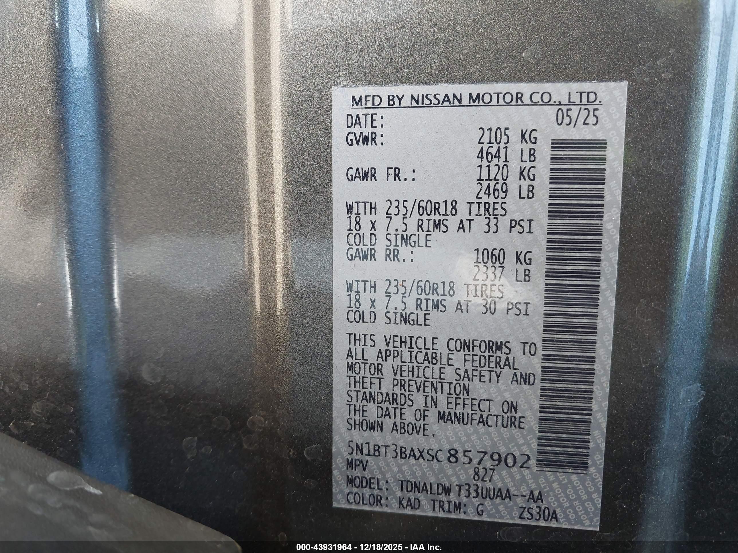 NISSAN ROGUE image 9