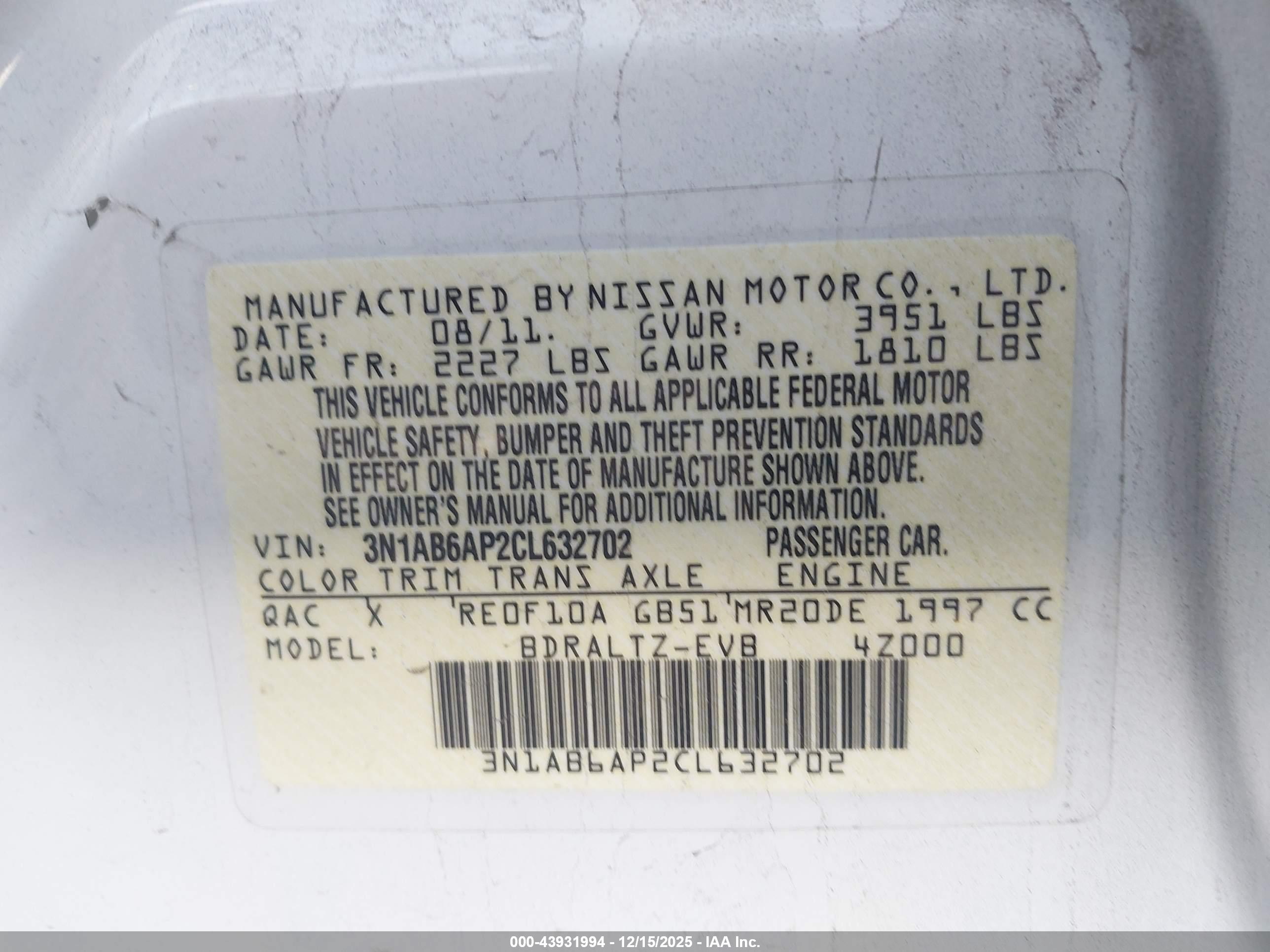 NISSAN SENTRA image 9