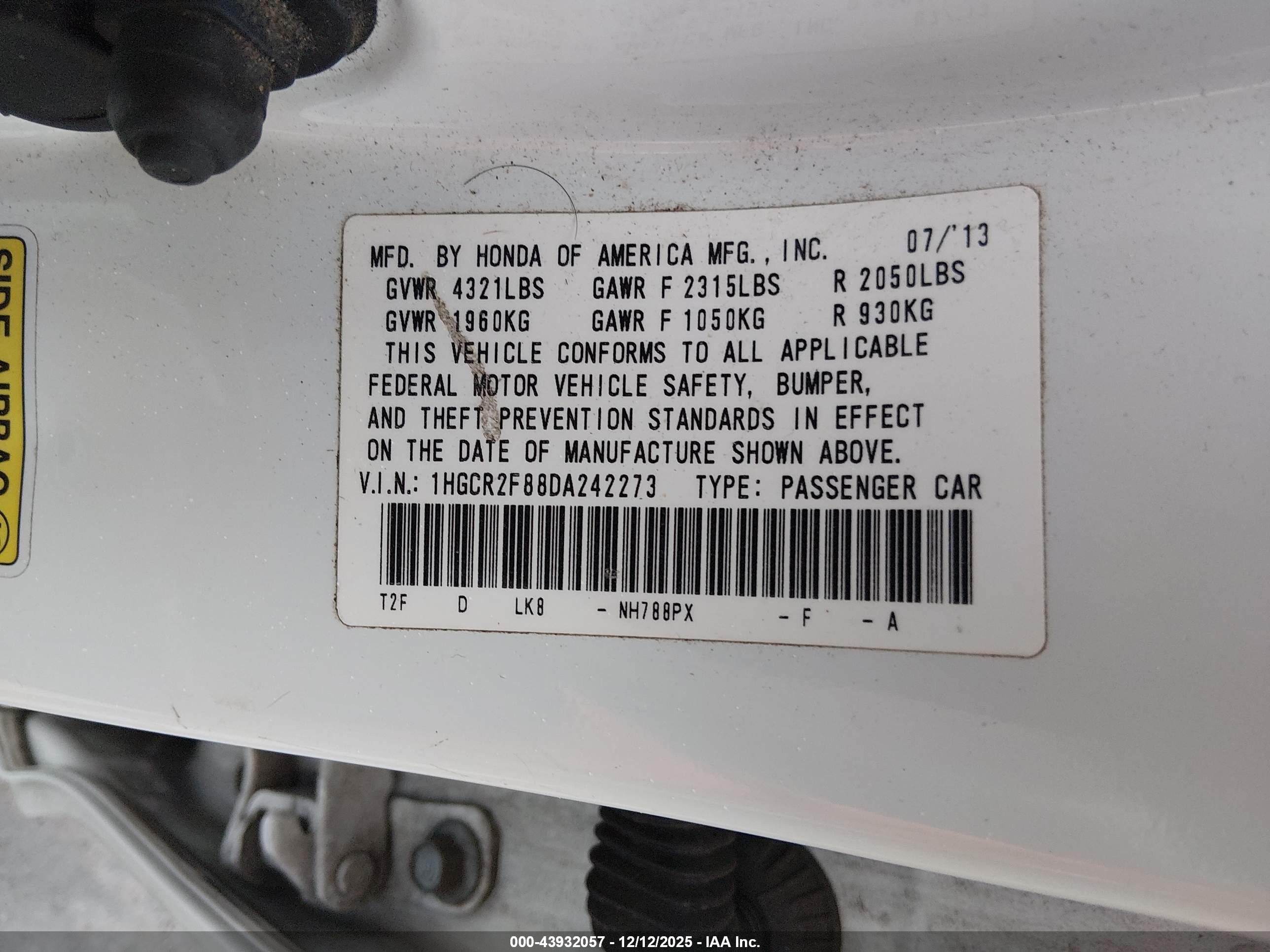 HONDA ACCORD image 9