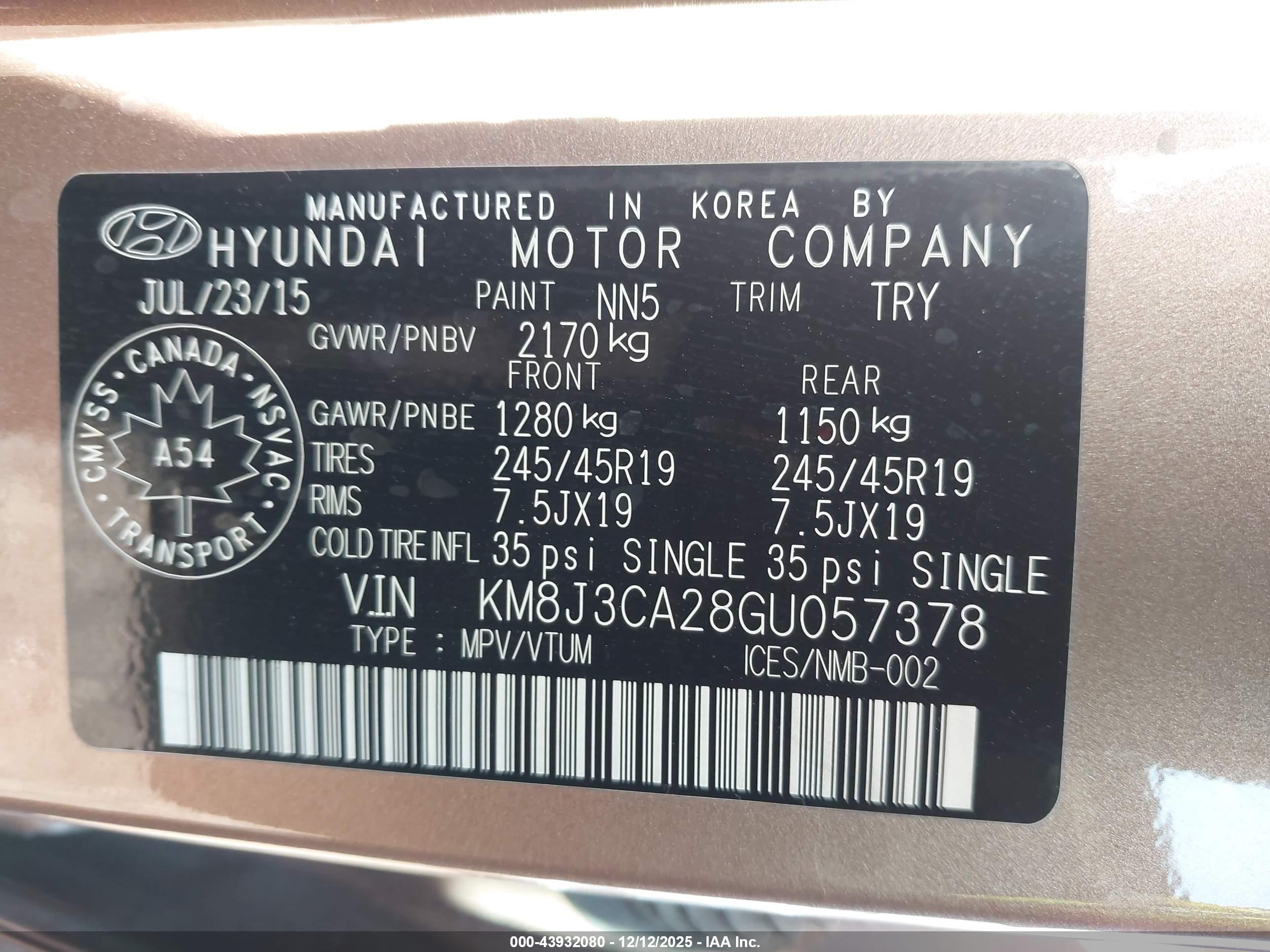 HYUNDAI TUCSON image 9