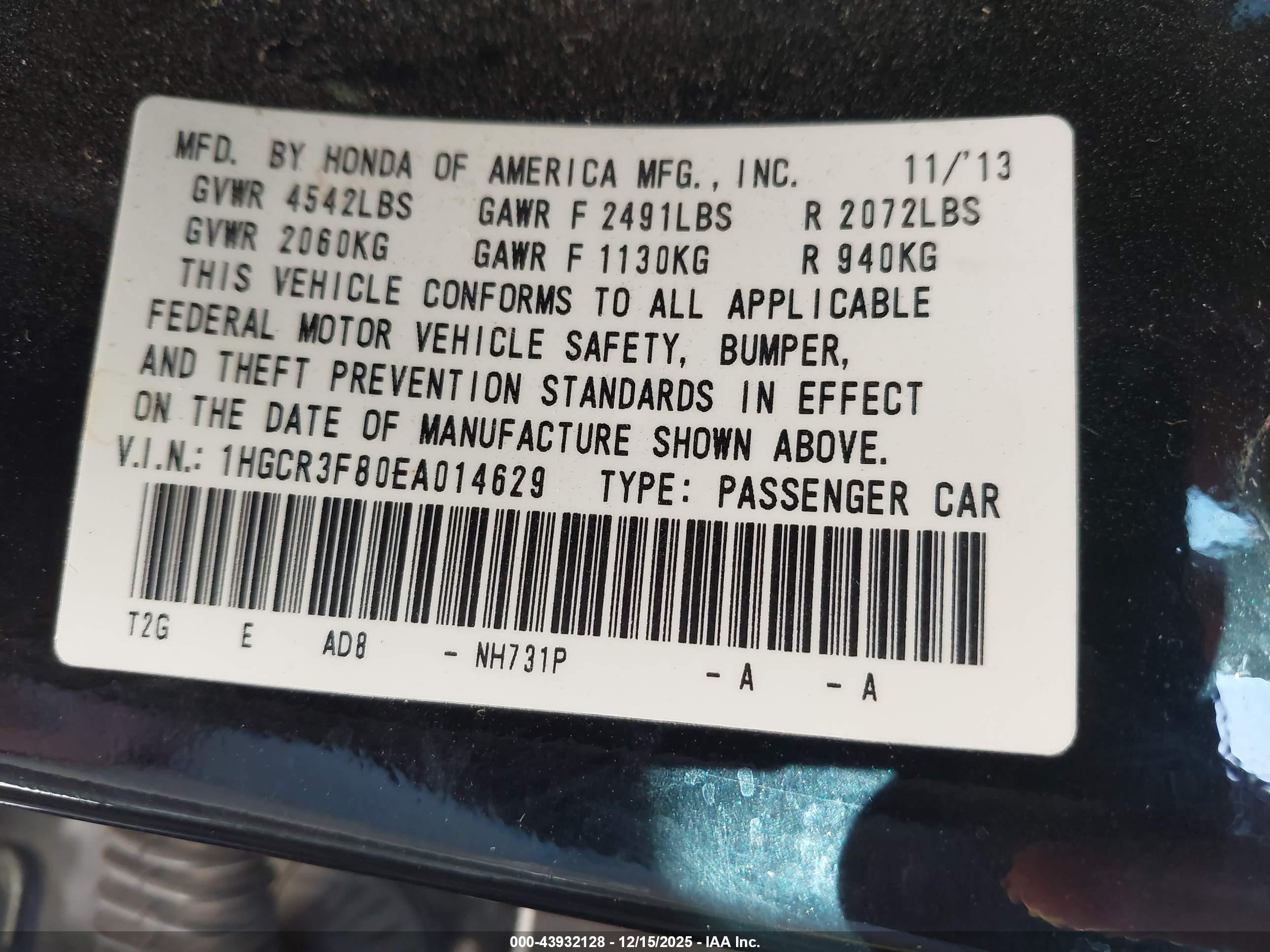 HONDA ACCORD image 9