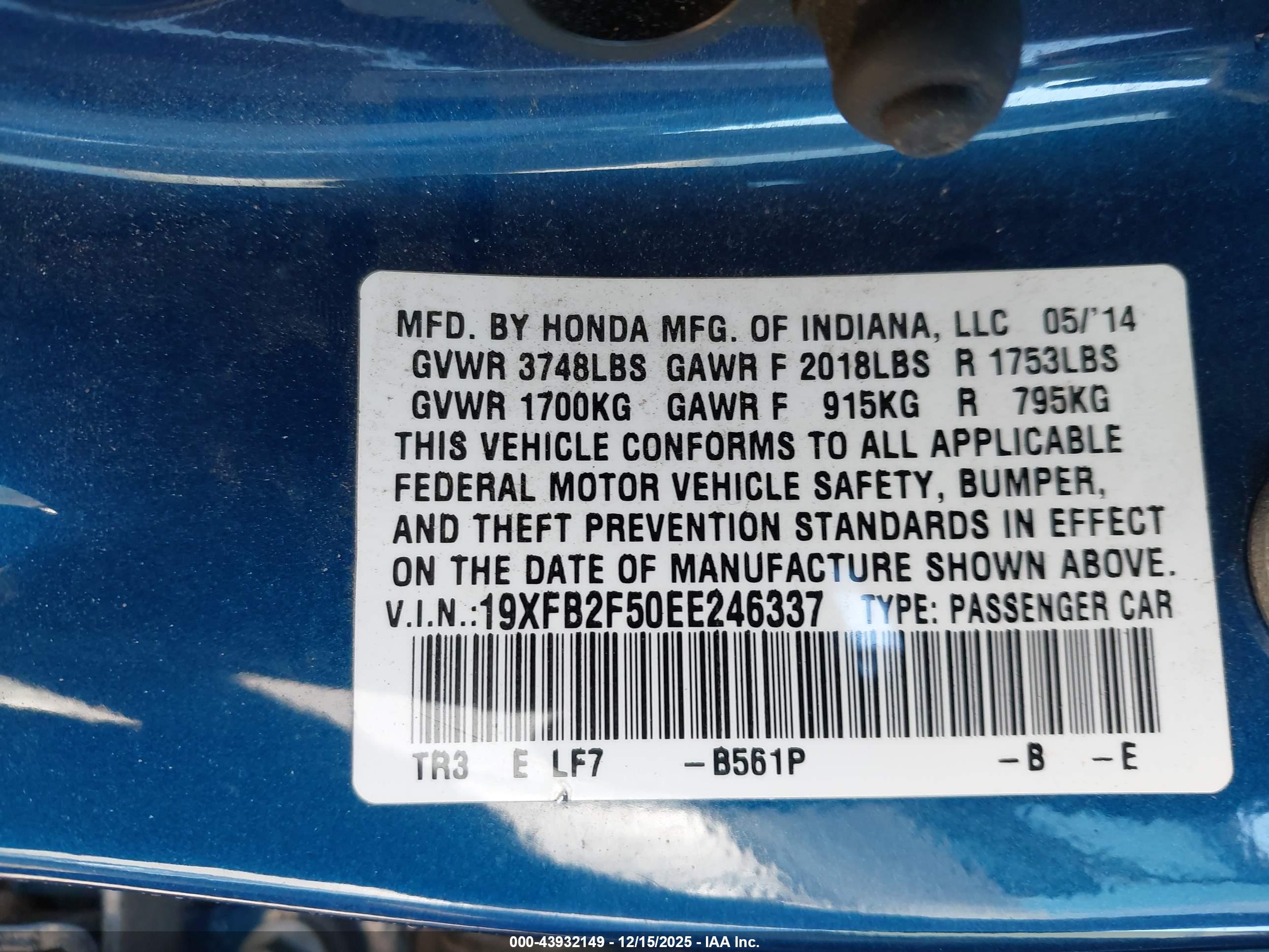 HONDA CIVIC image 9