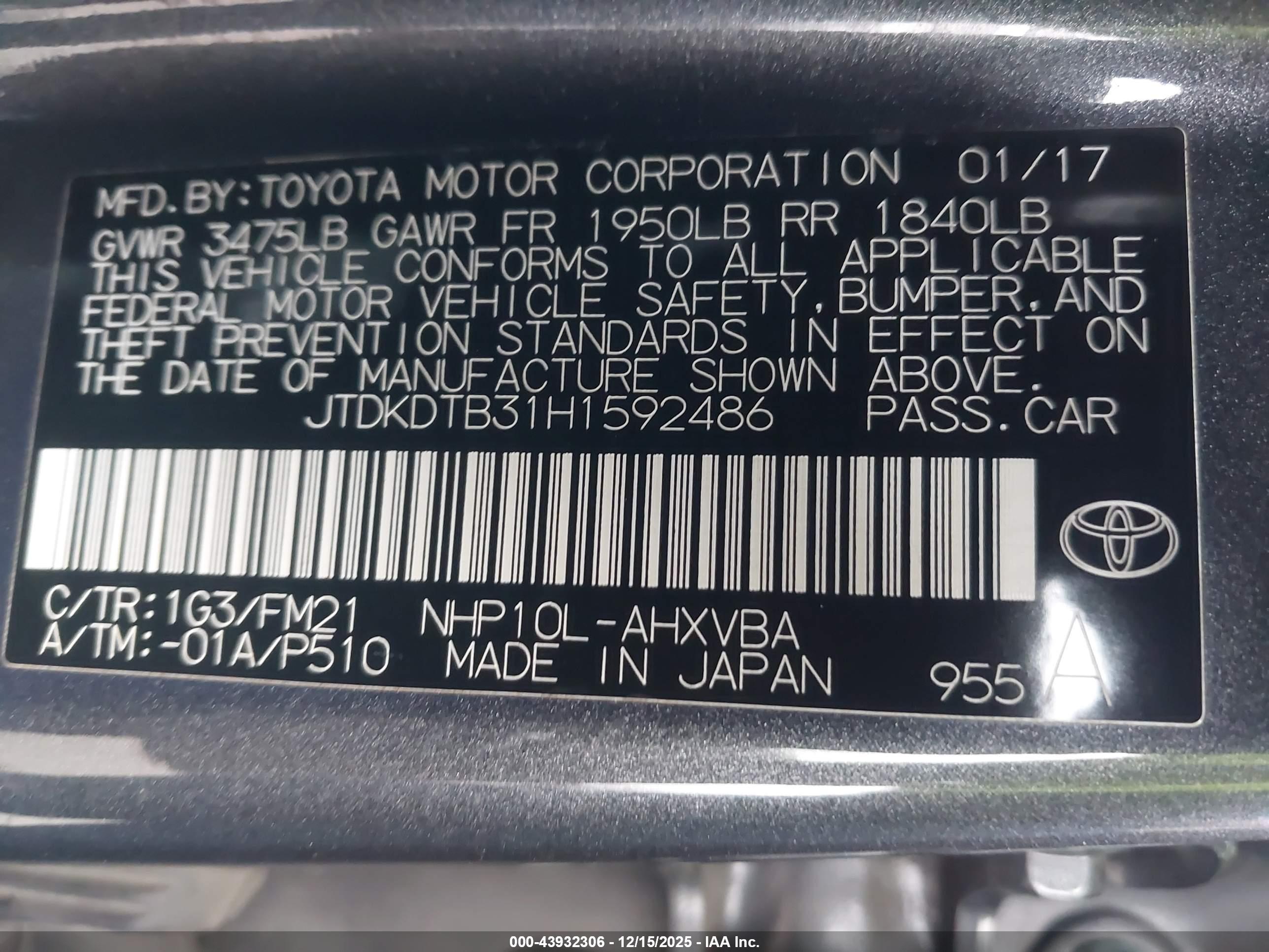 TOYOTA PRIUS image 9