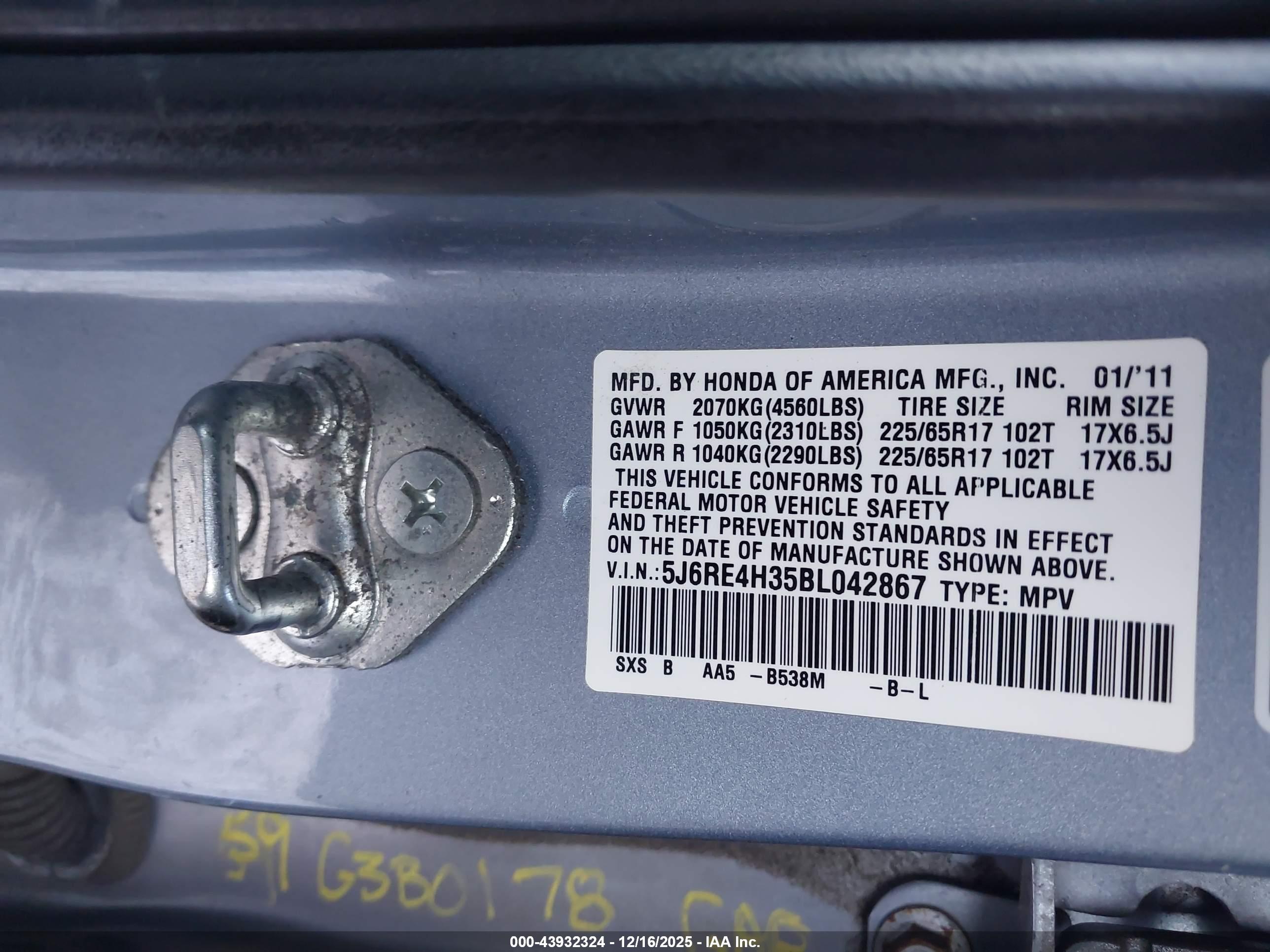 HONDA CR-V image 9
