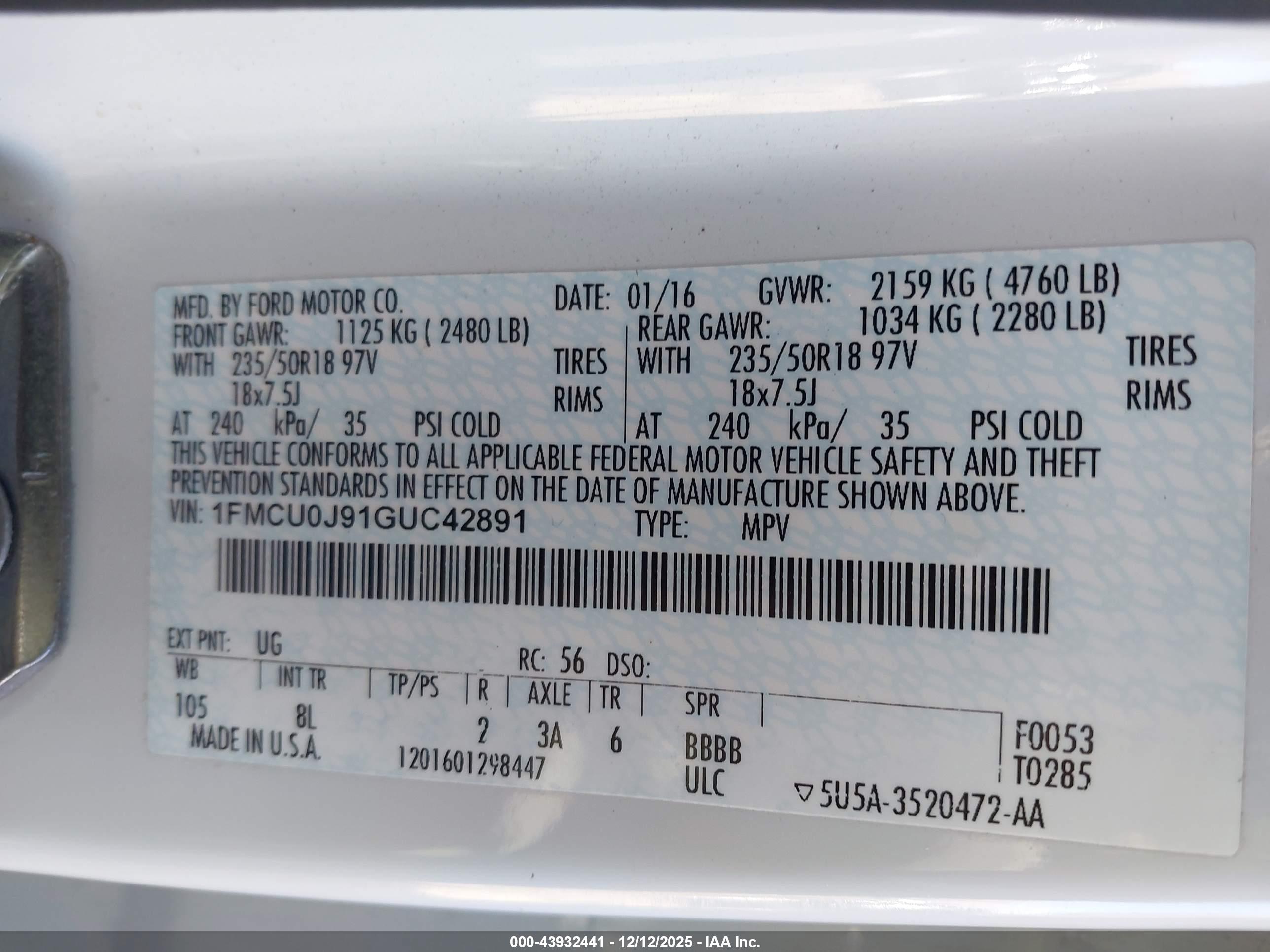FORD ESCAPE image 9