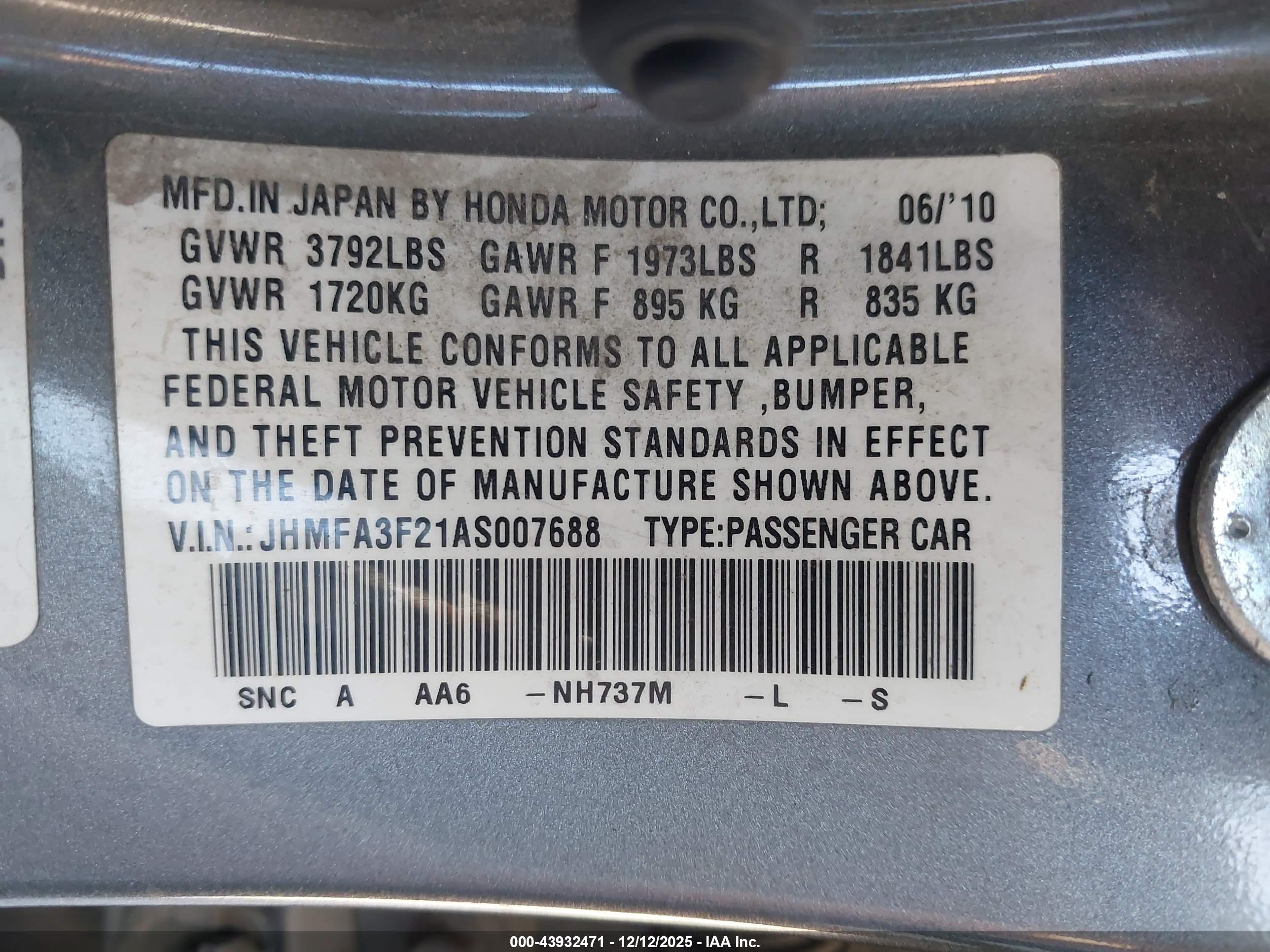 HONDA CIVIC image 9