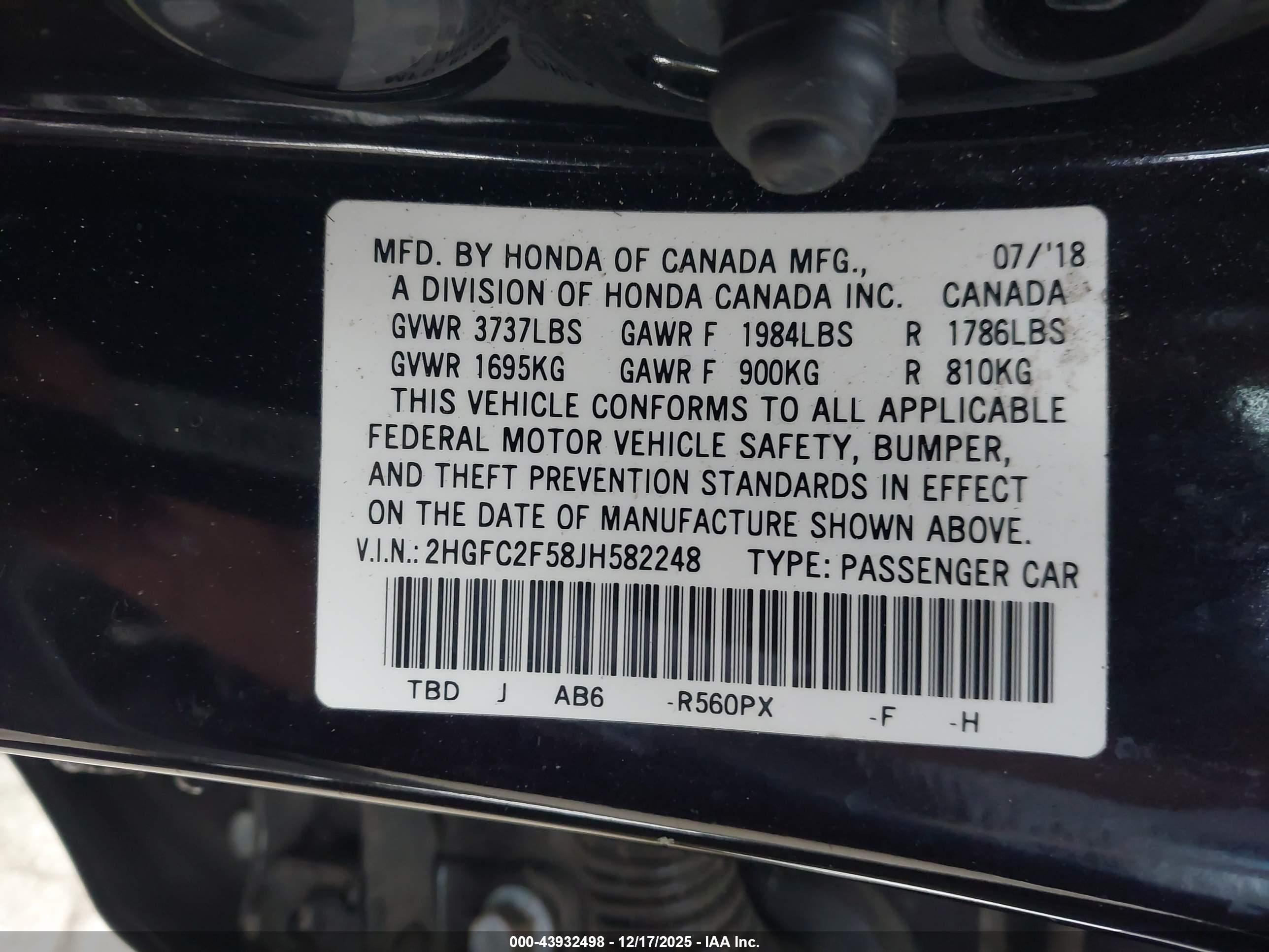 HONDA CIVIC image 9