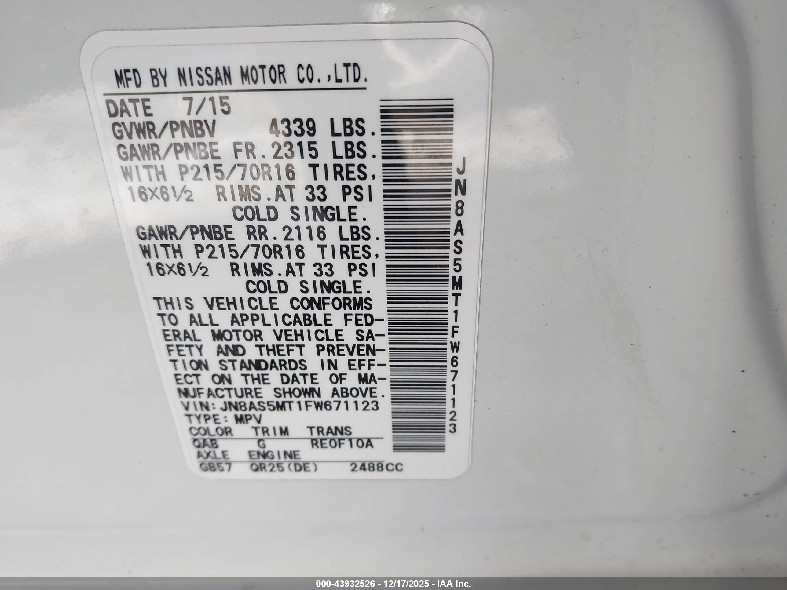 NISSAN ROGUE image 9