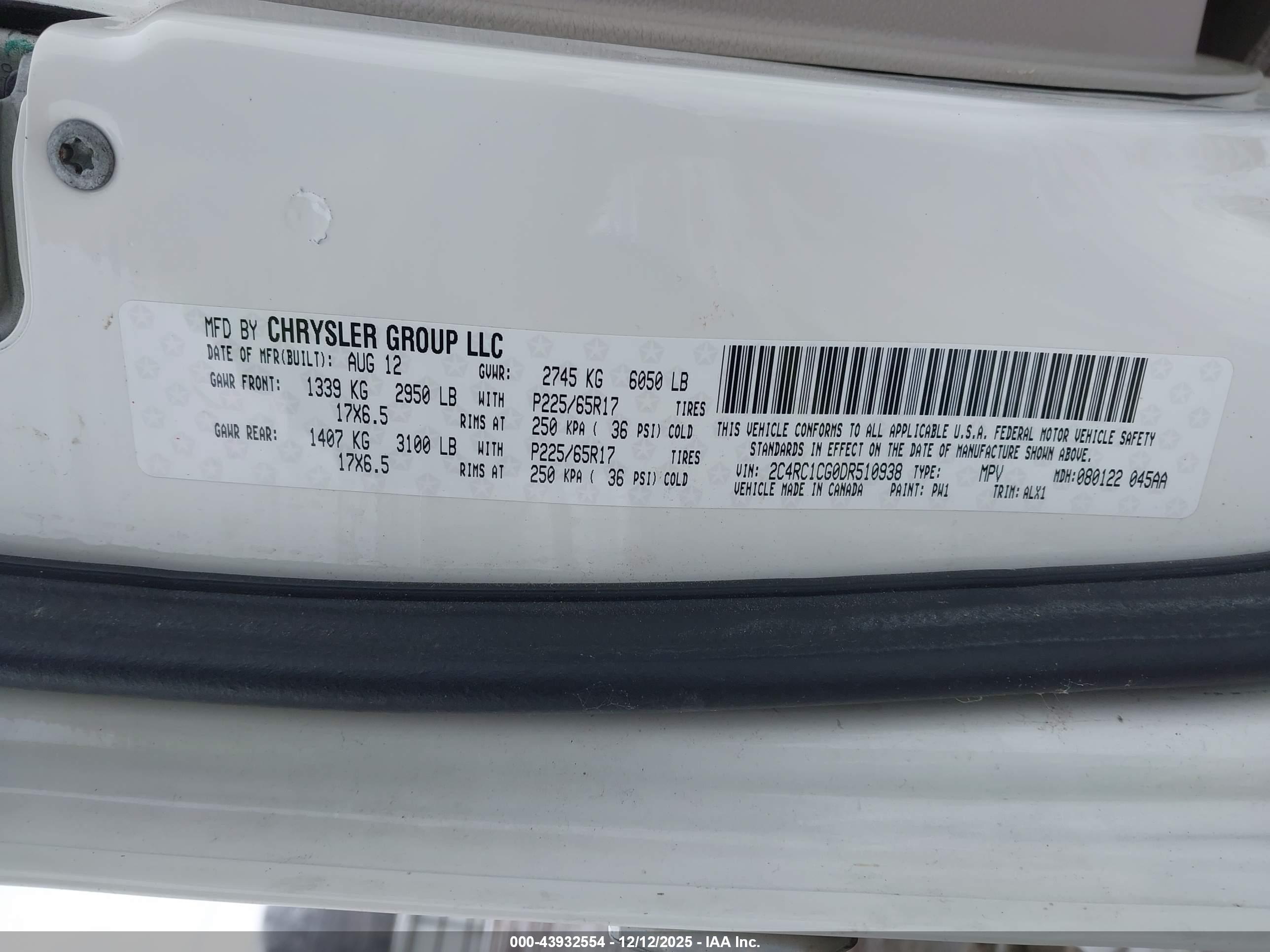 CHRYSLER TOWN image 9