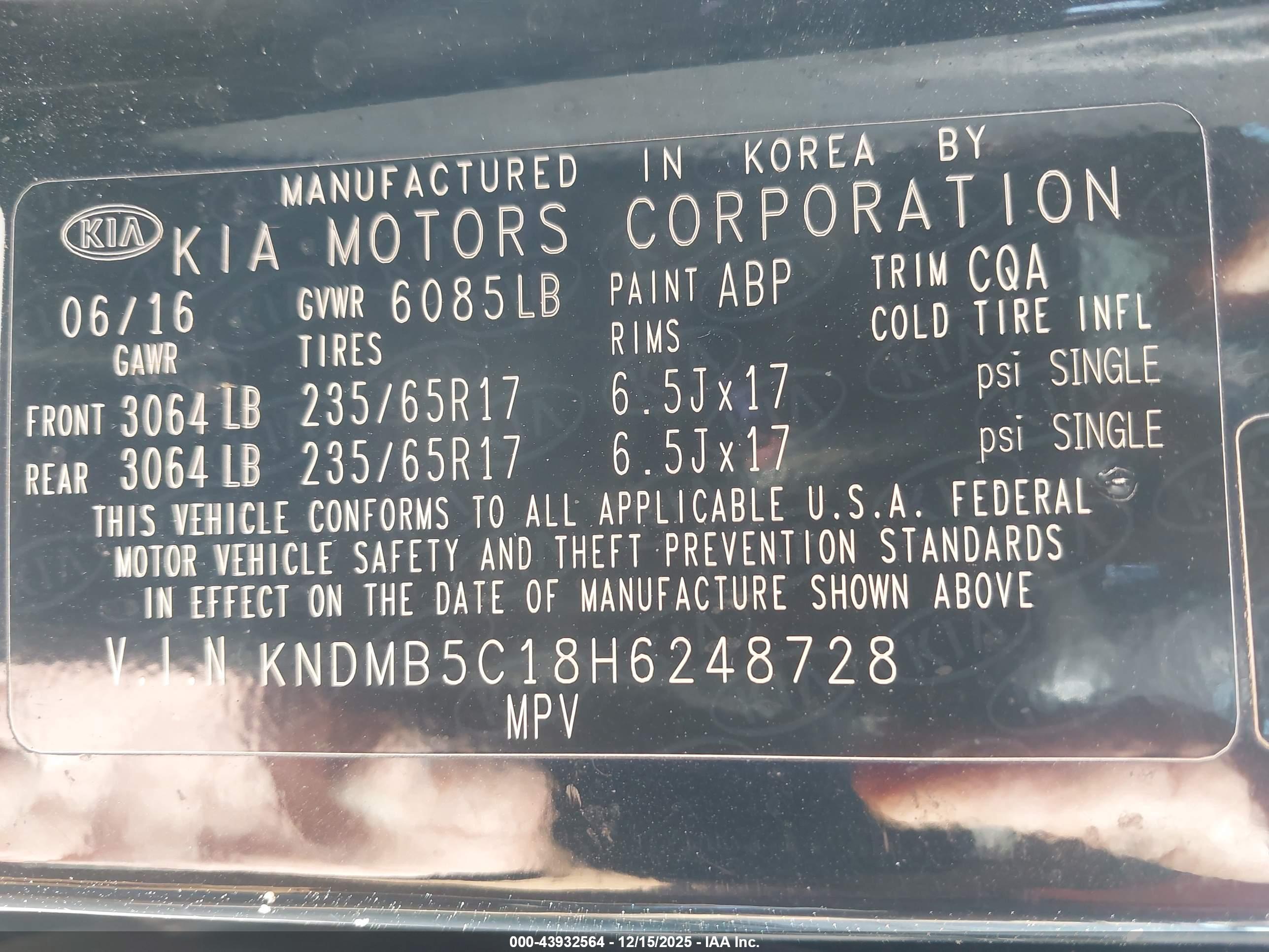 KIA SEDONA image 9