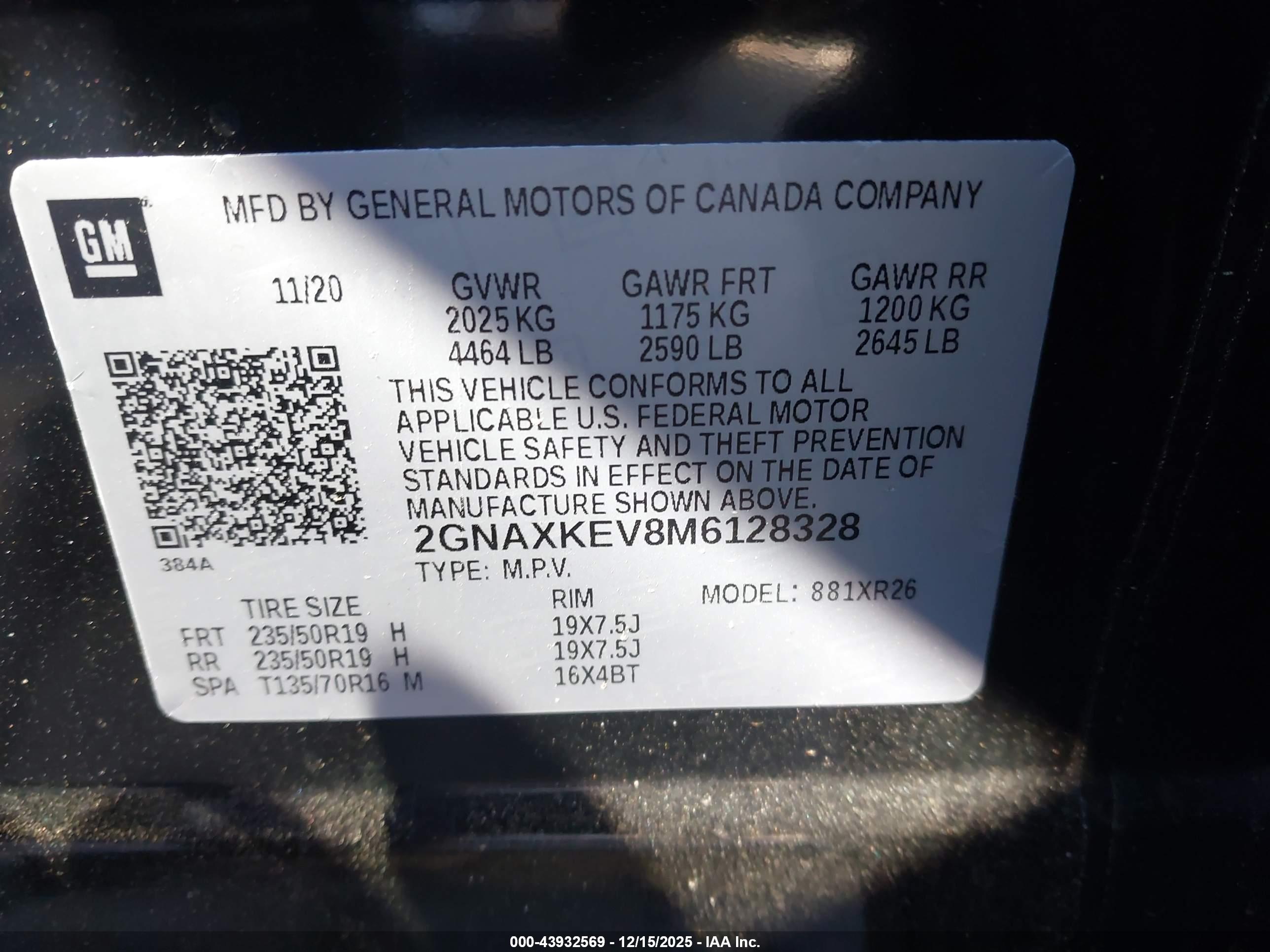CHEVROLET EQUINOX image 9
