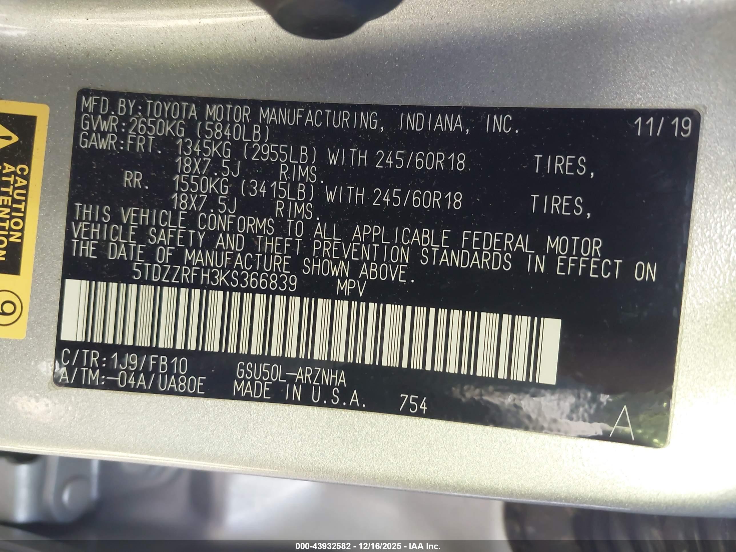 TOYOTA HIGHLANDER image 9