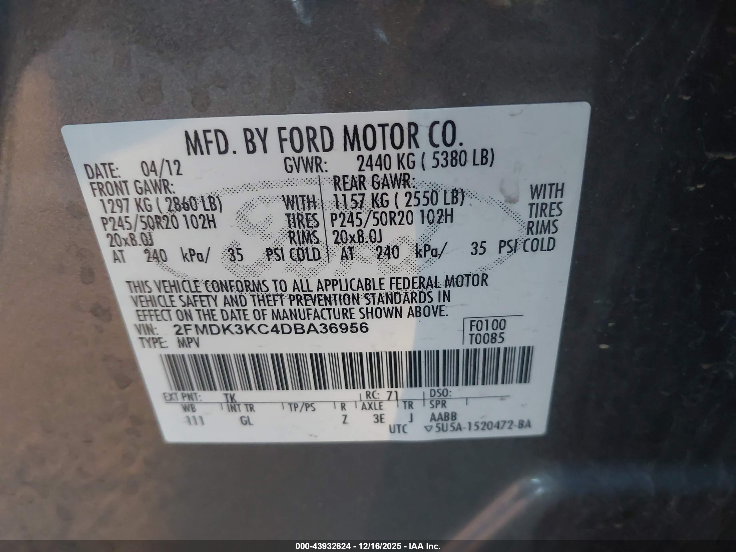 FORD EDGE image 9