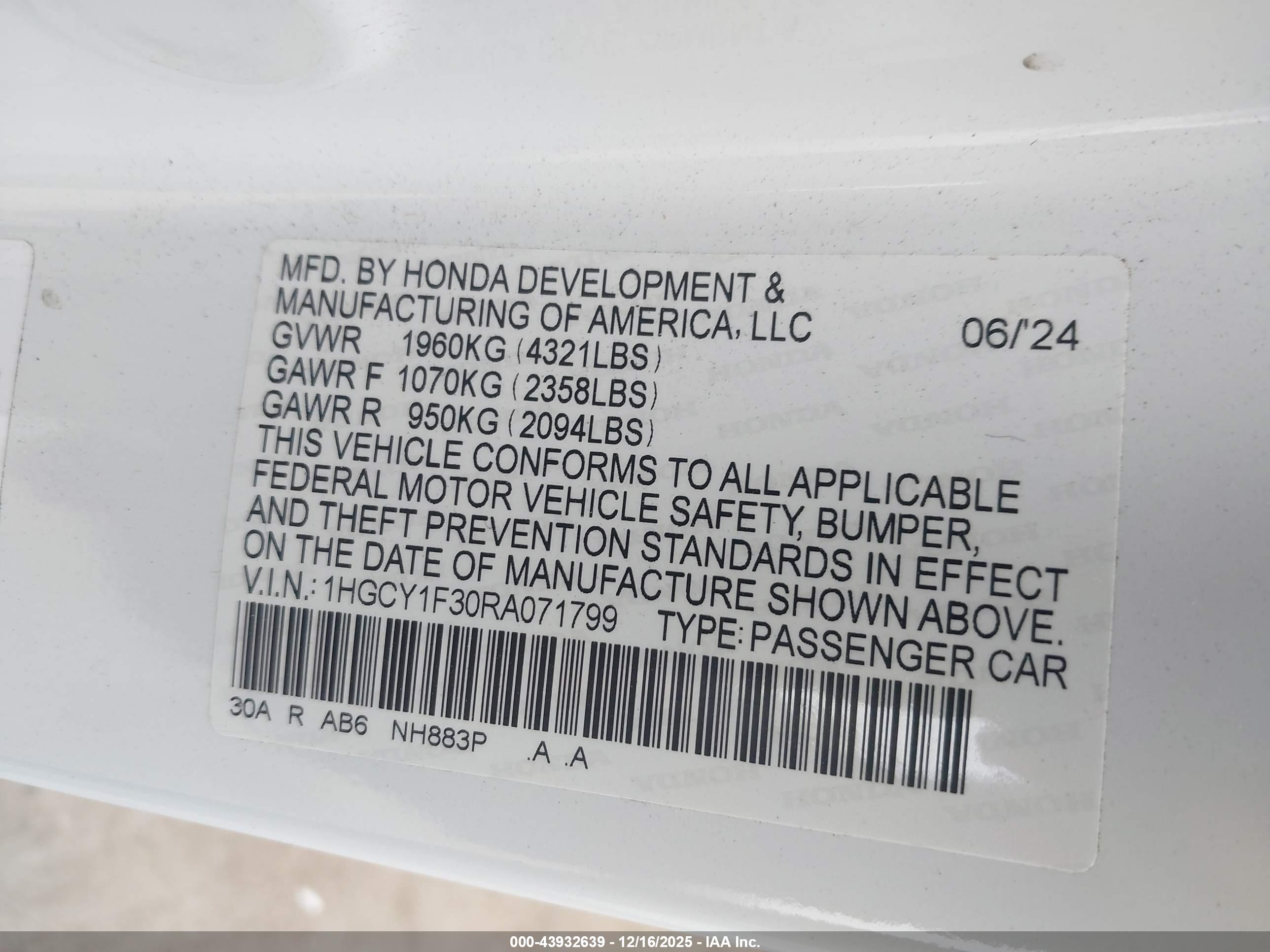 HONDA ACCORD image 9