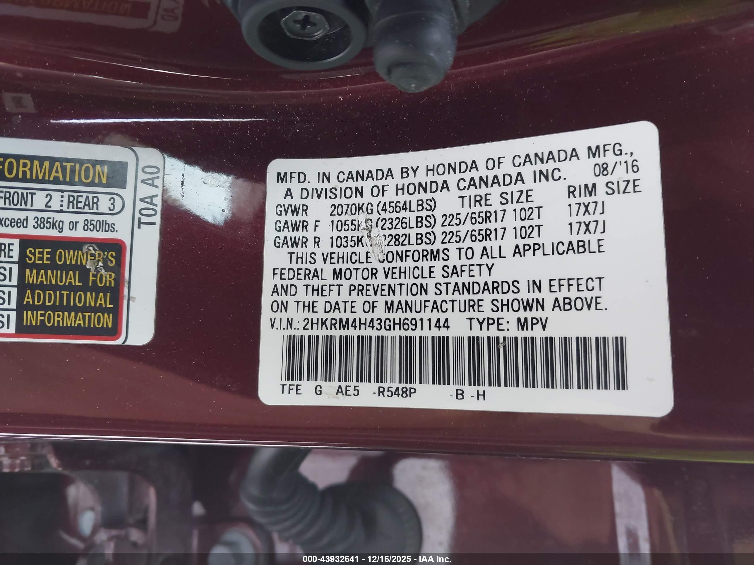 HONDA CR-V image 9