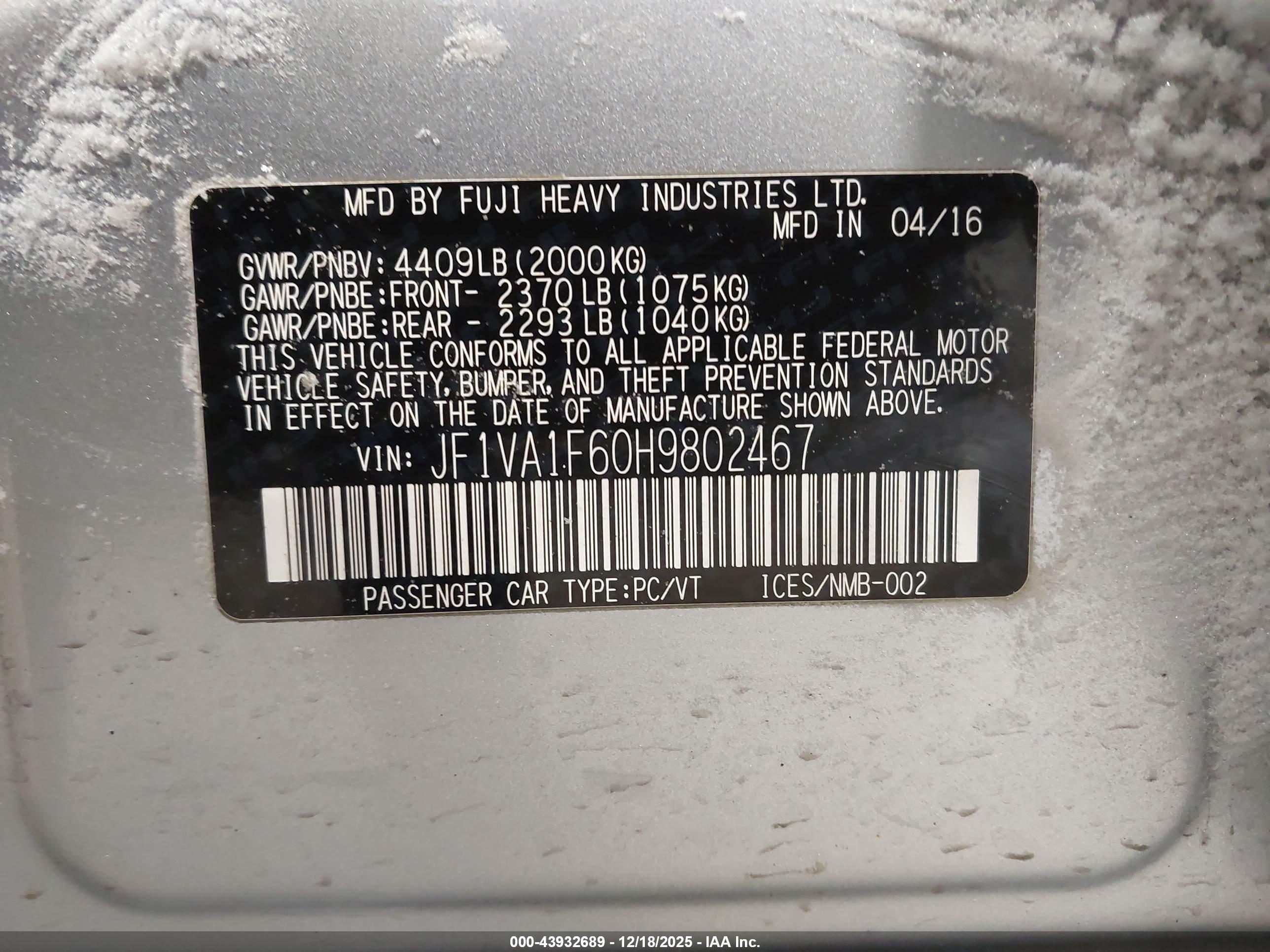SUBARU WRX image 9