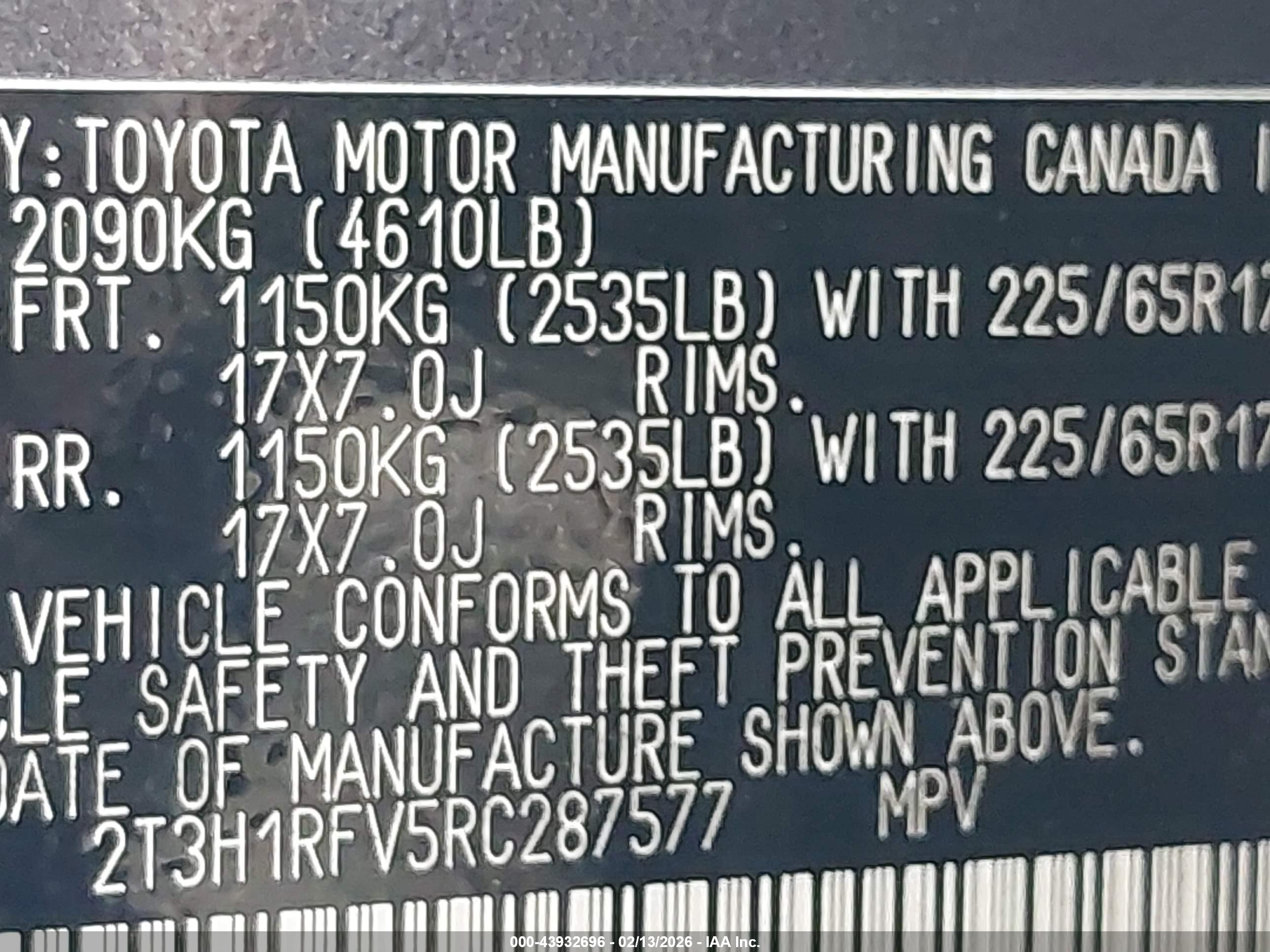 TOYOTA RAV4 image 9