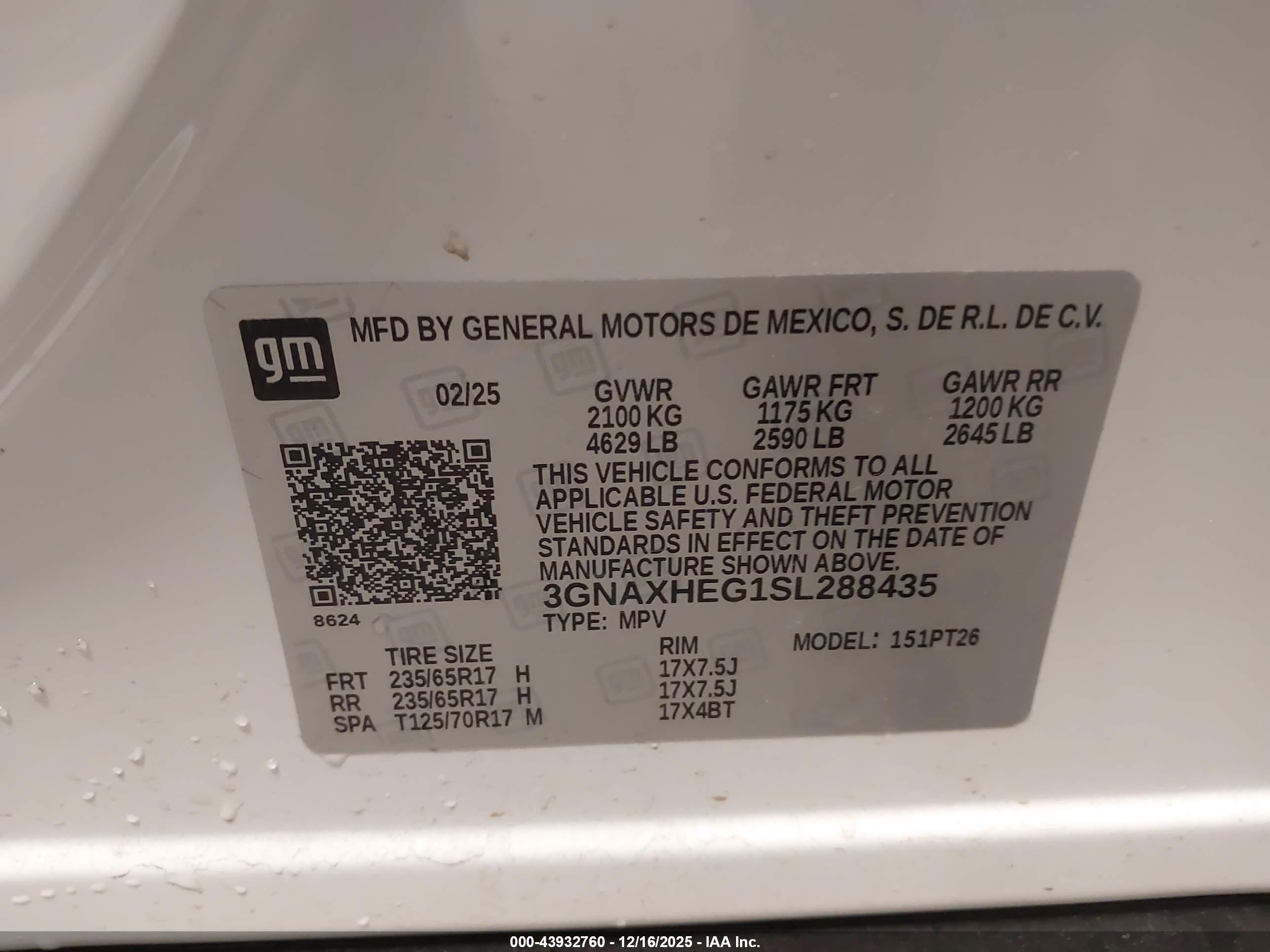 CHEVROLET EQUINOX image 9