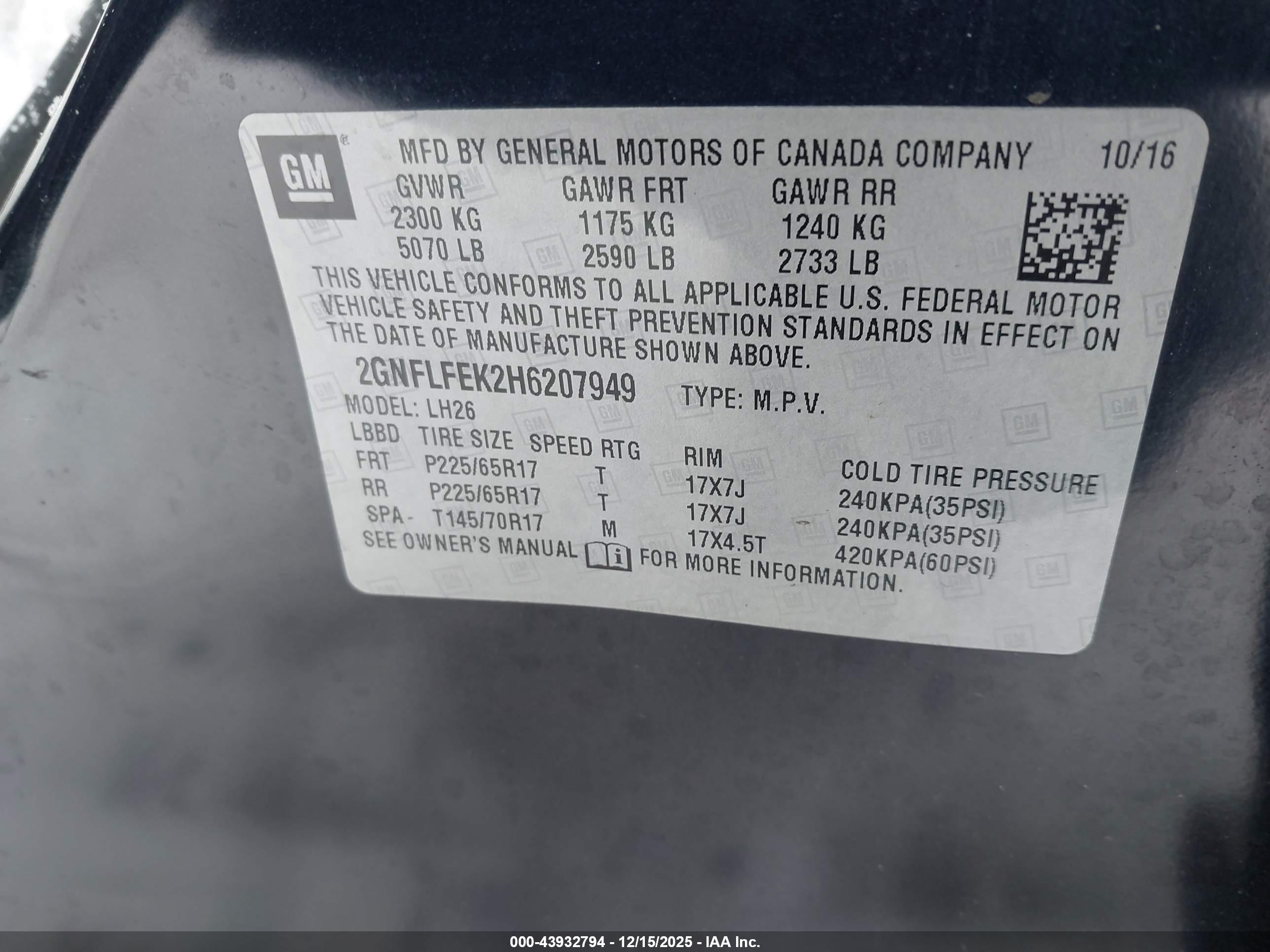CHEVROLET EQUINOX image 9