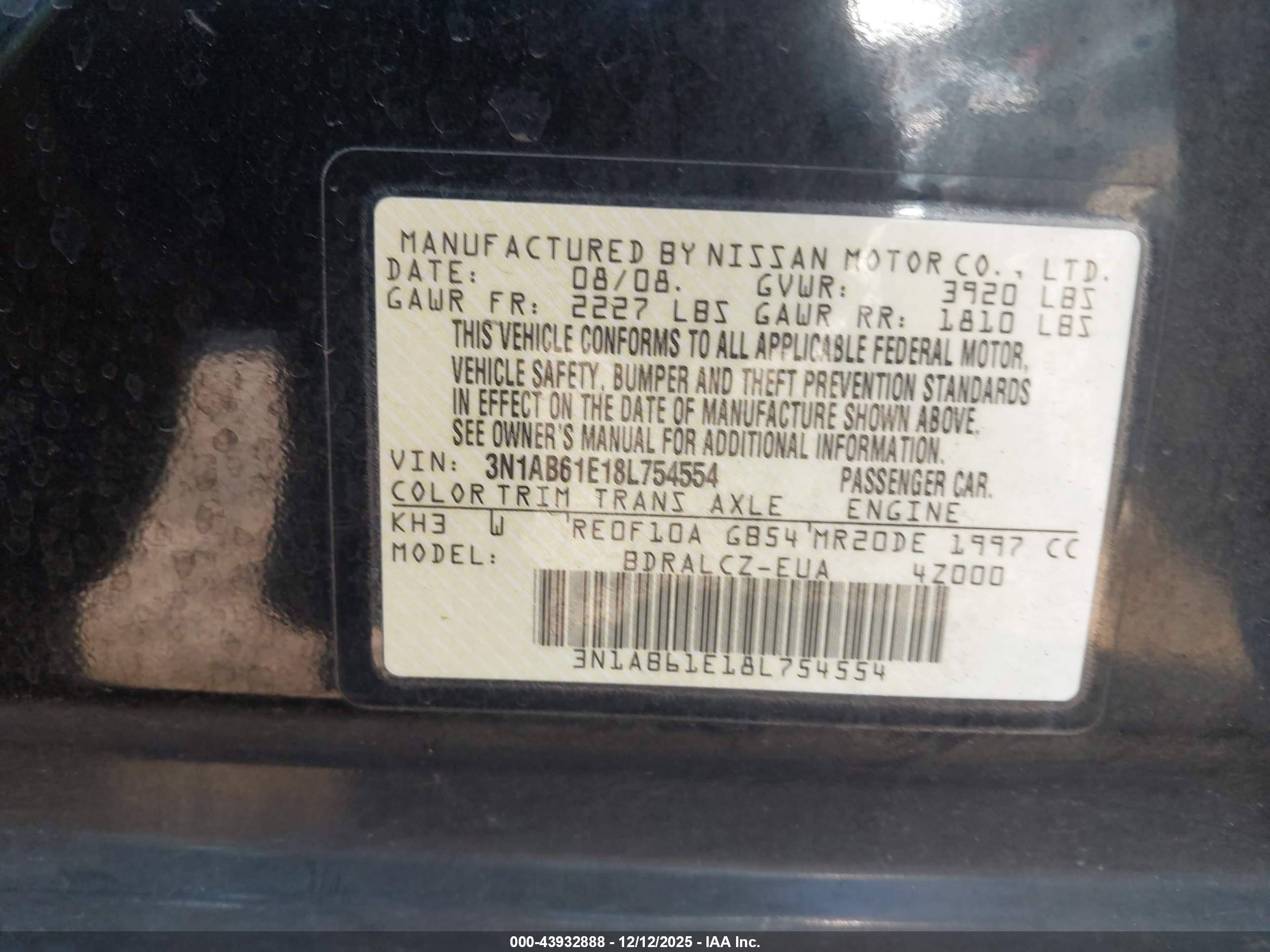 NISSAN SENTRA image 9