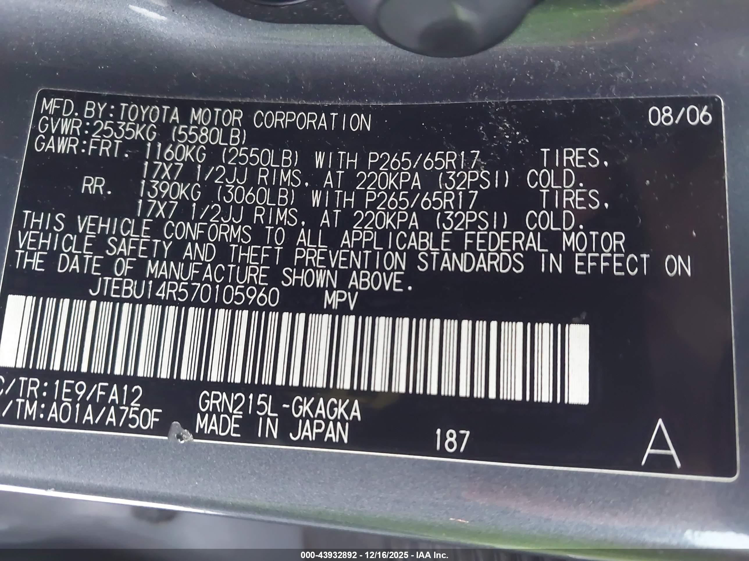 TOYOTA 4RUNNER image 9