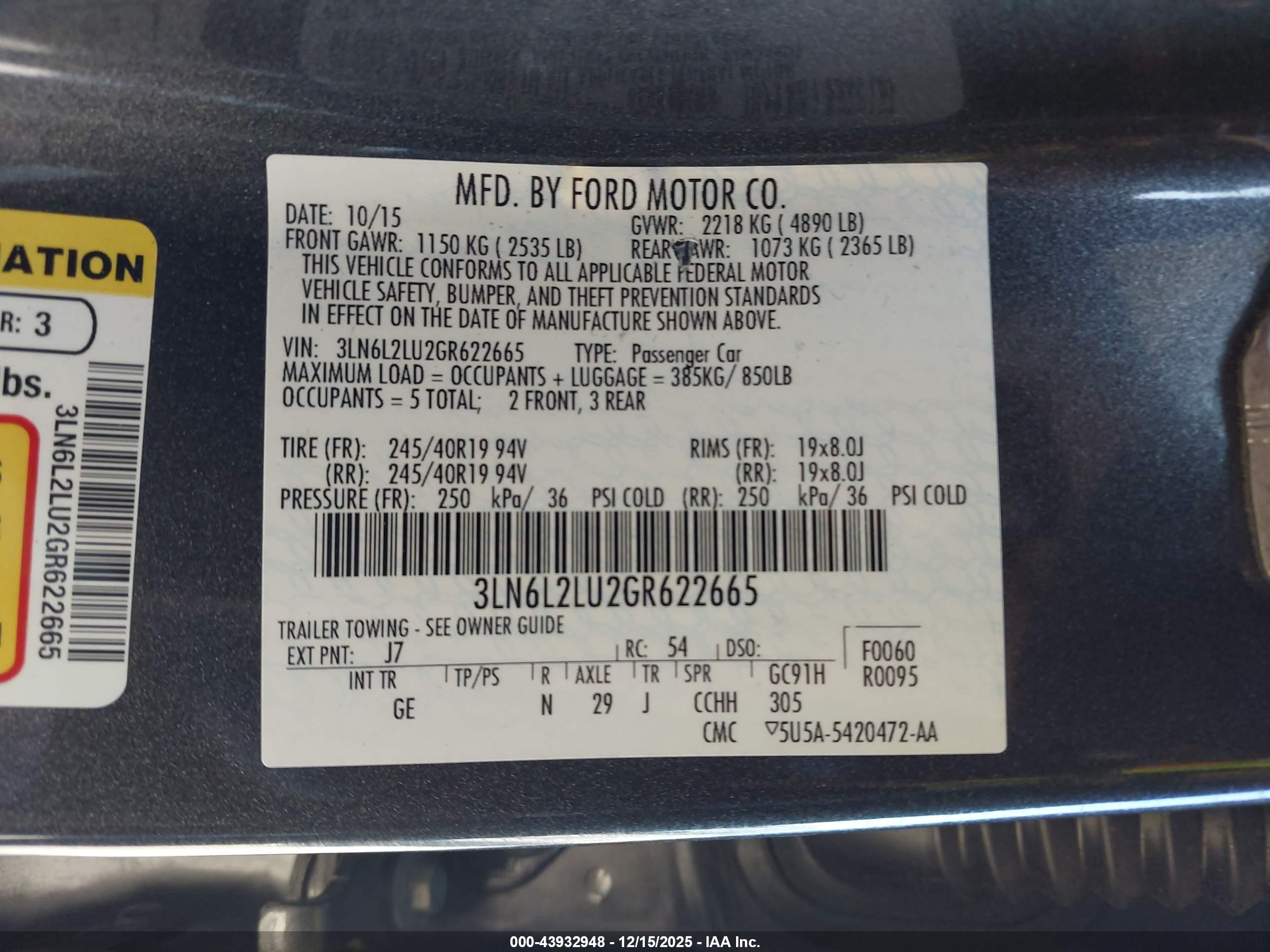 LINCOLN MKZ image 9