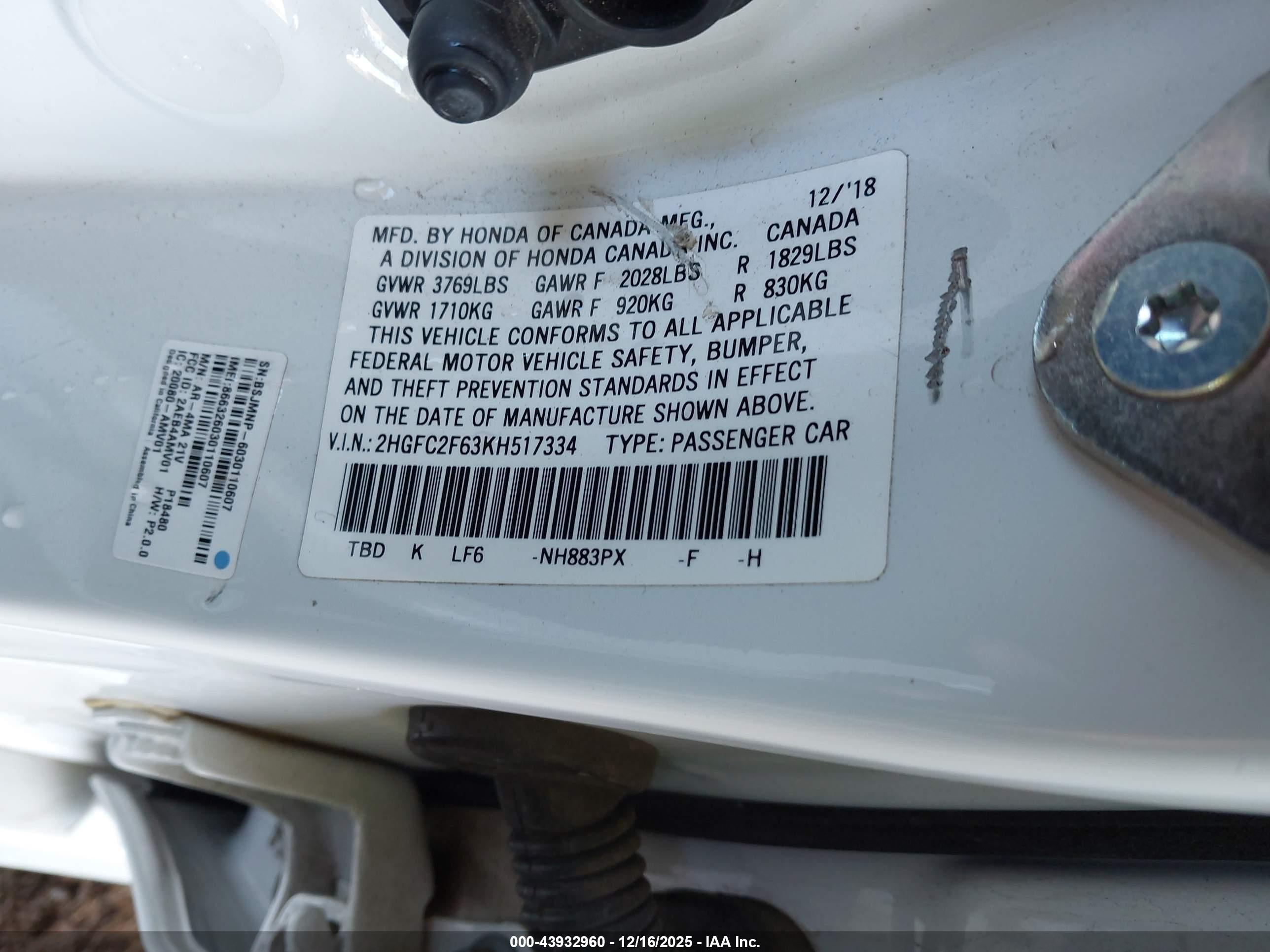 HONDA CIVIC image 9