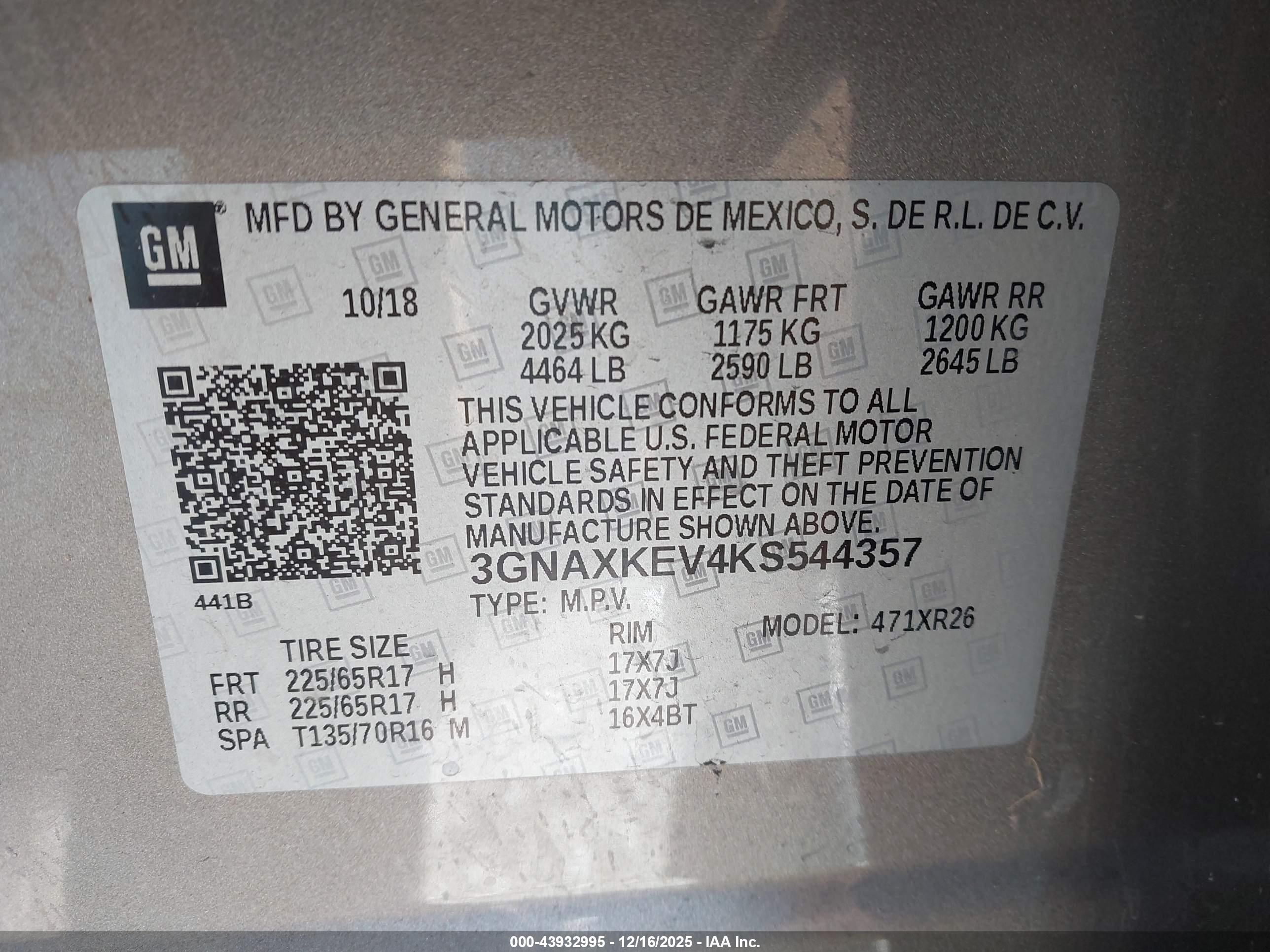 CHEVROLET EQUINOX image 9