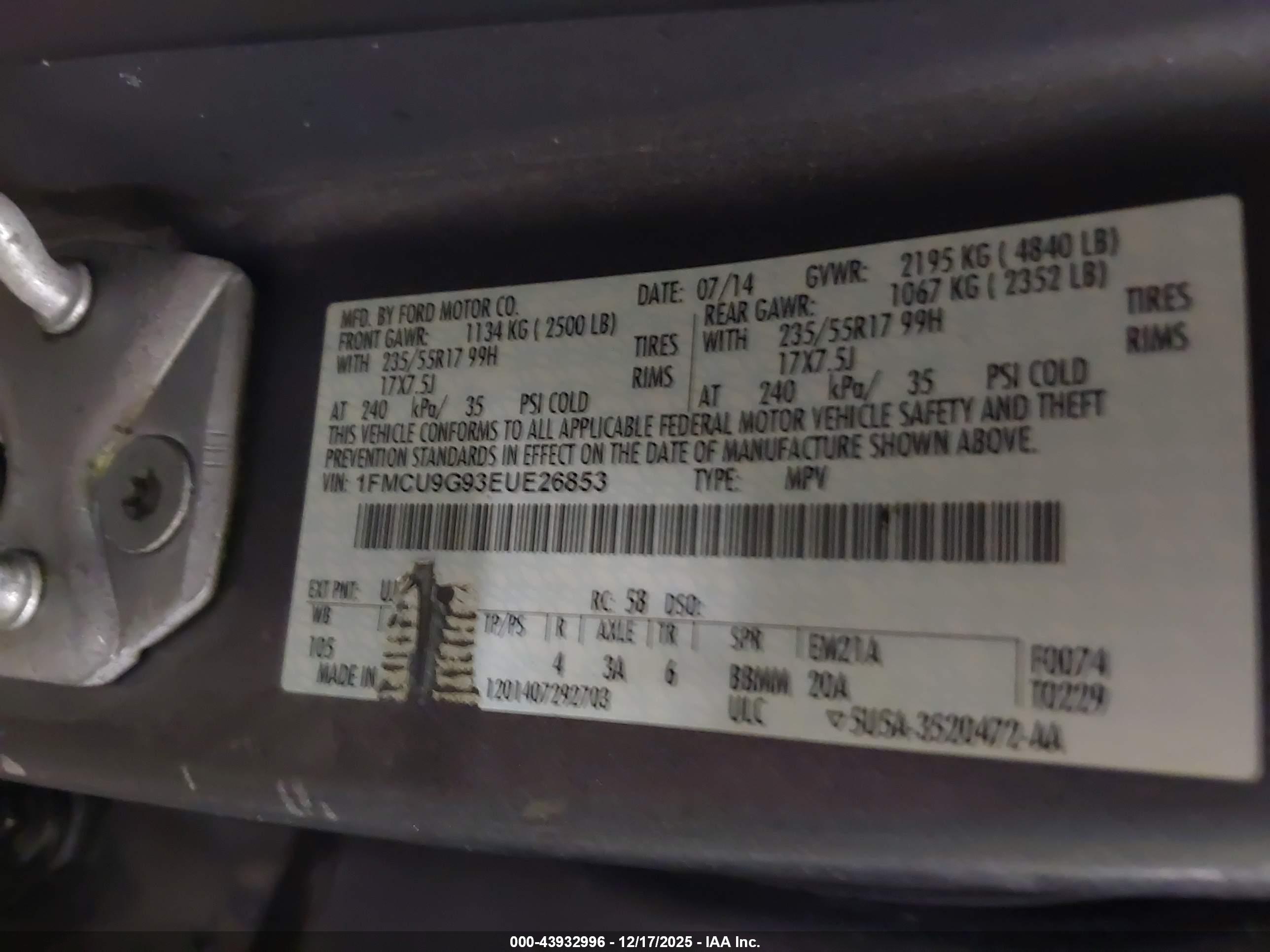 FORD ESCAPE image 9