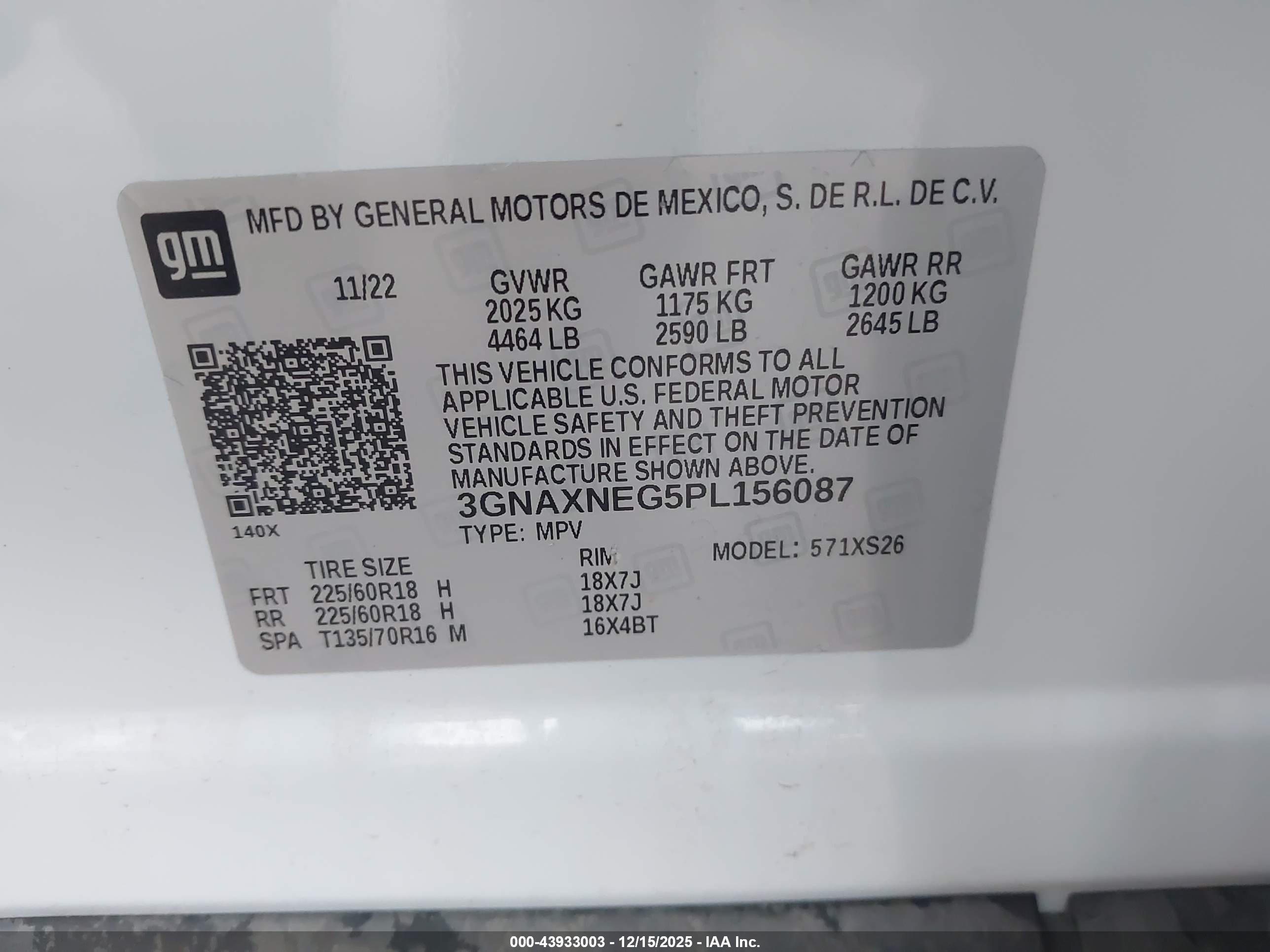 CHEVROLET EQUINOX image 9