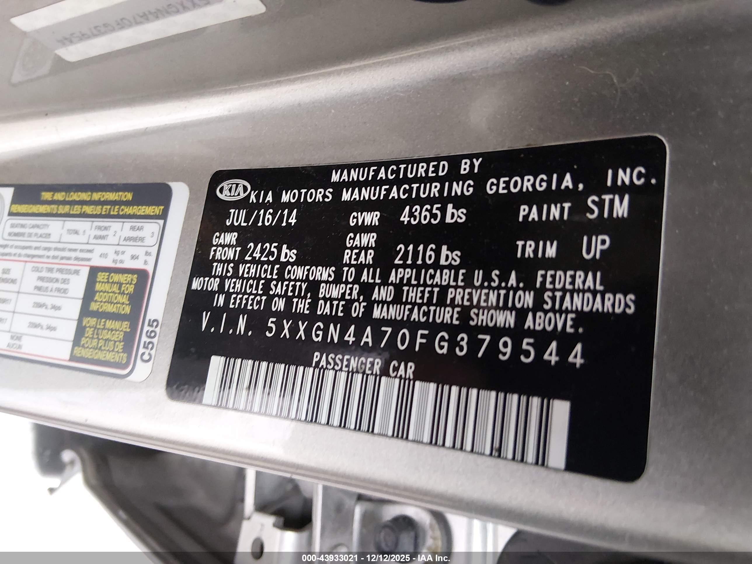 KIA OPTIMA image 9