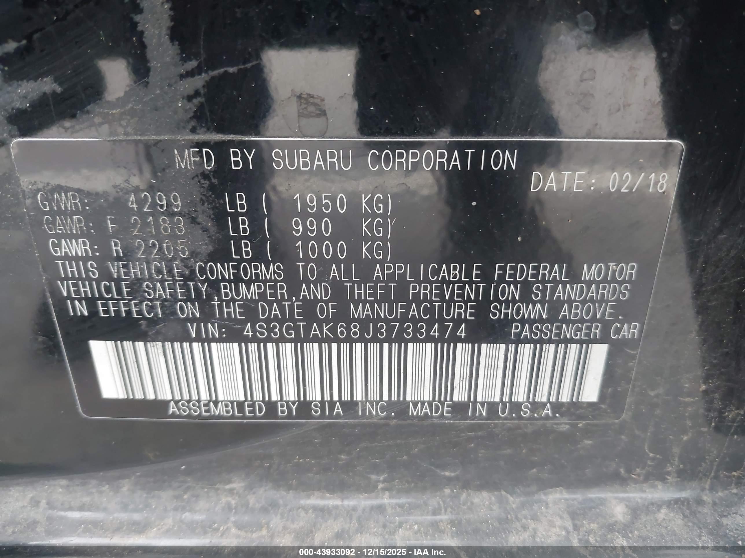 SUBARU IMPREZA image 9