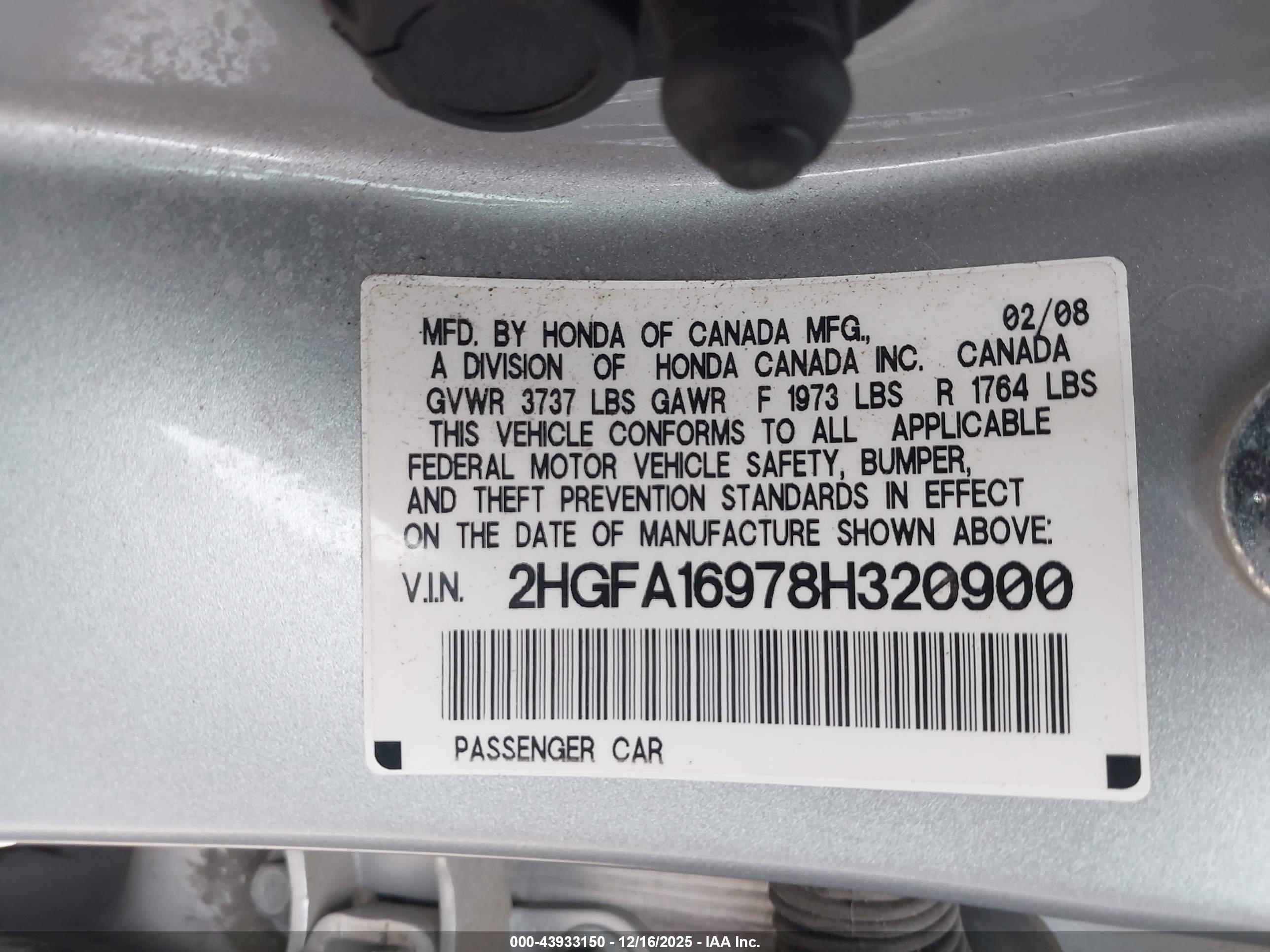 HONDA CIVIC image 9