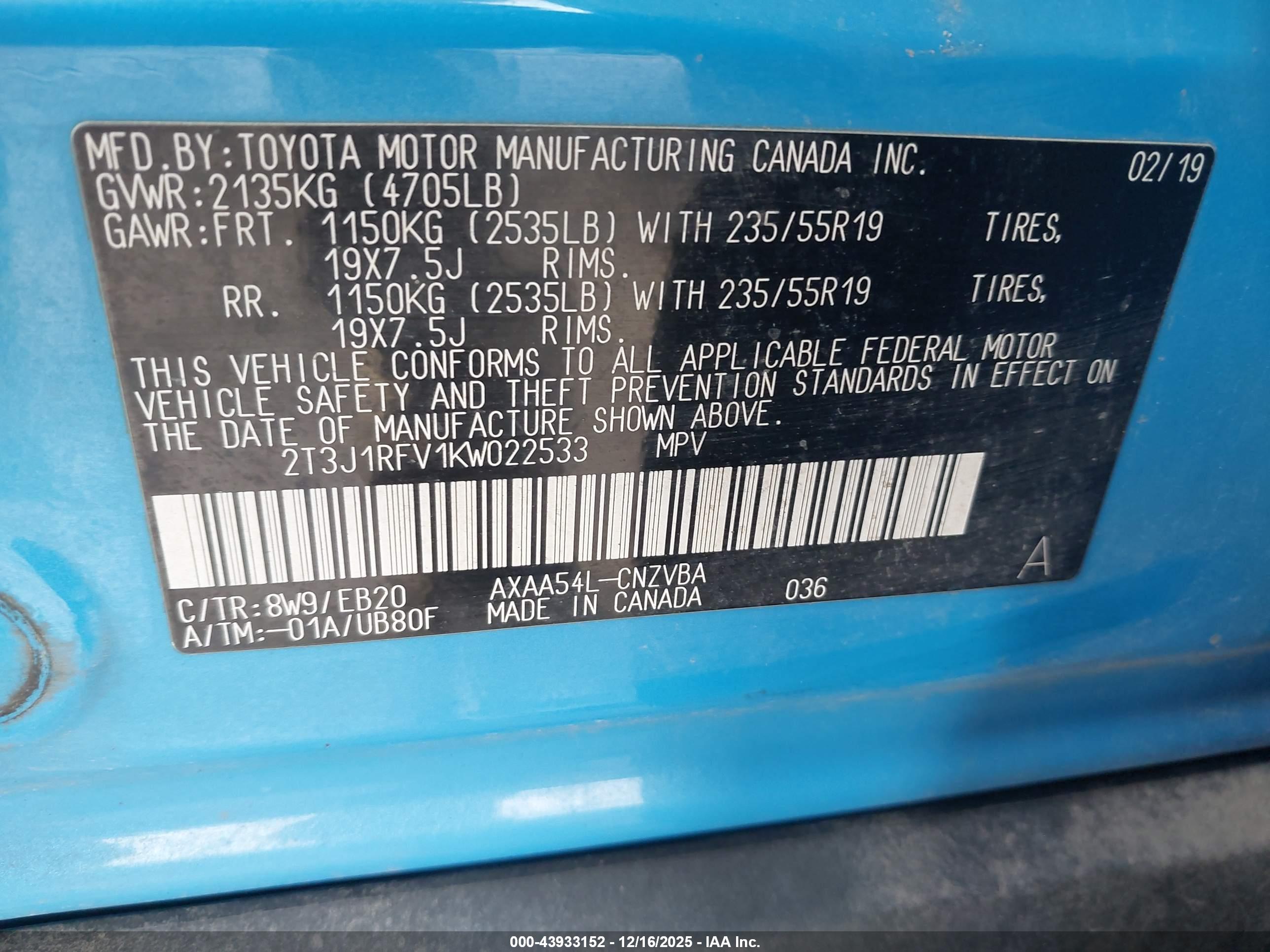TOYOTA RAV4 image 9