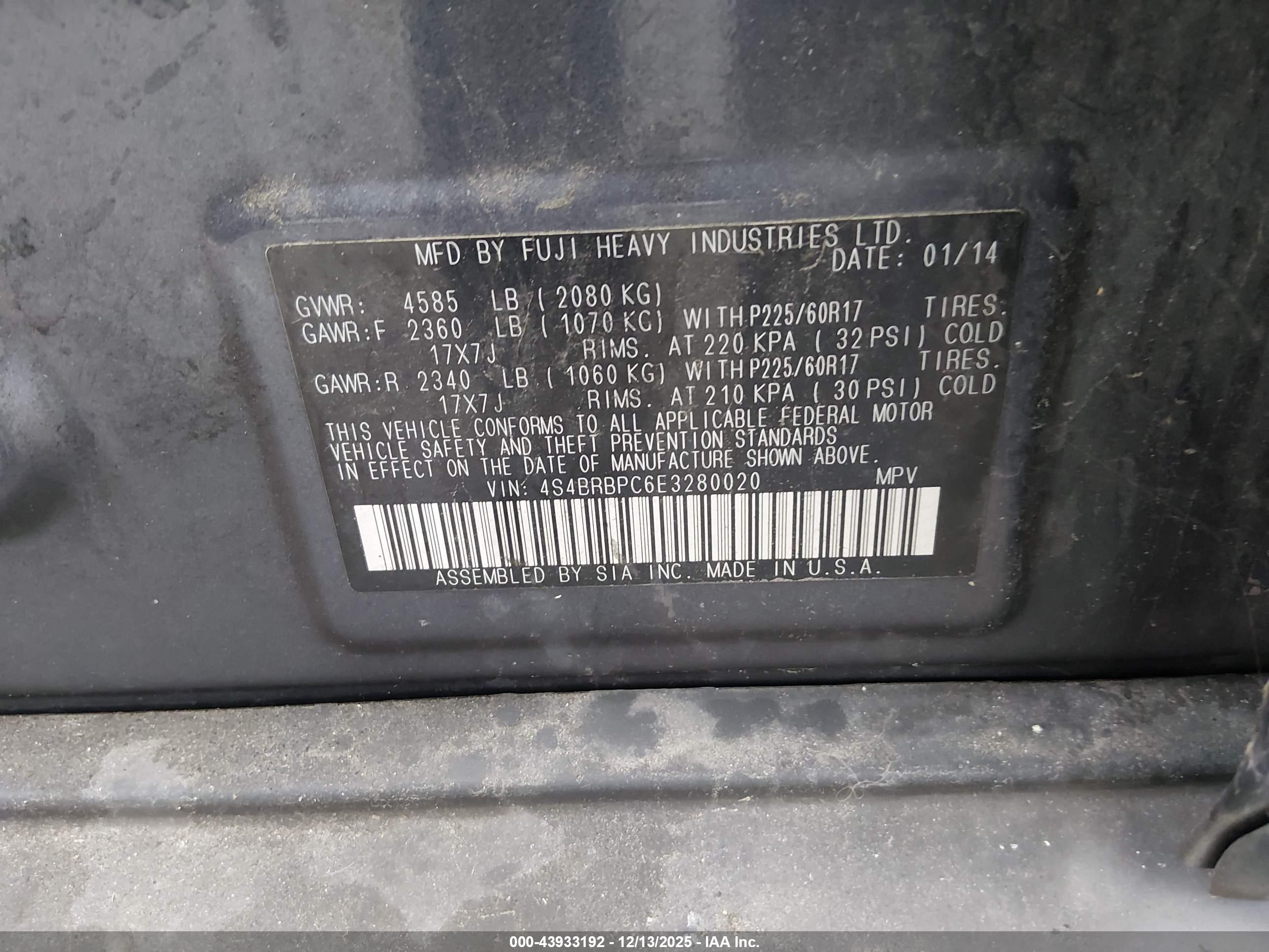 SUBARU OUTBACK image 9