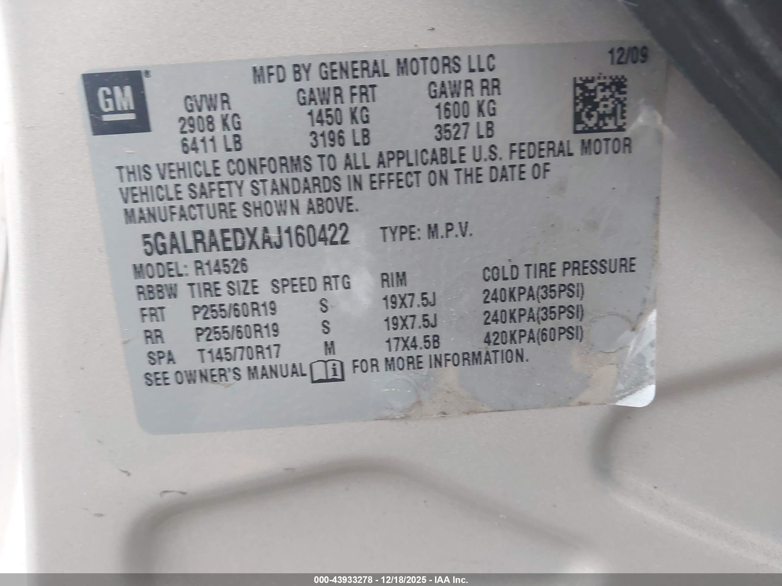 BUICK ENCLAVE image 9