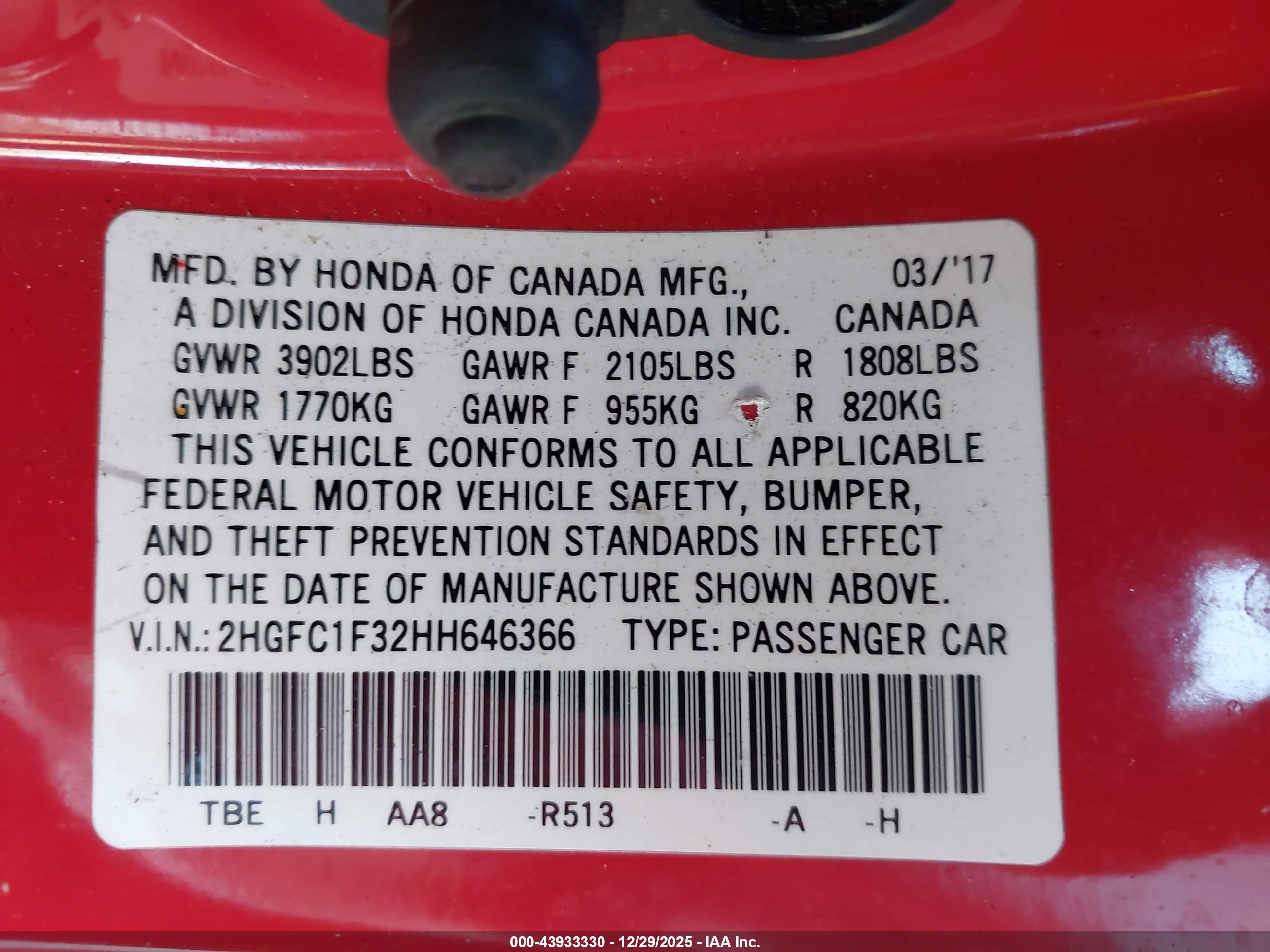HONDA CIVIC image 9