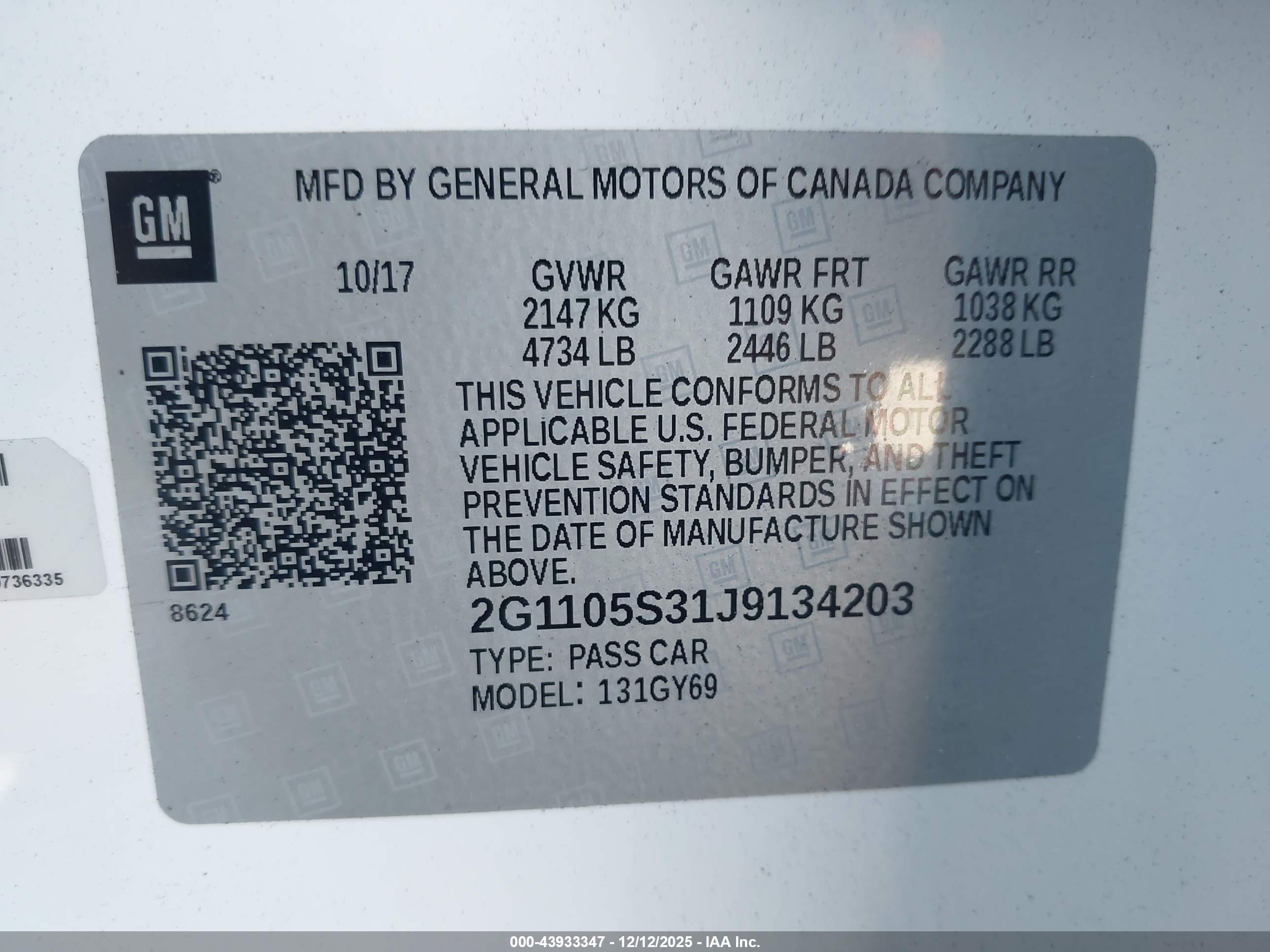 CHEVROLET IMPALA image 9