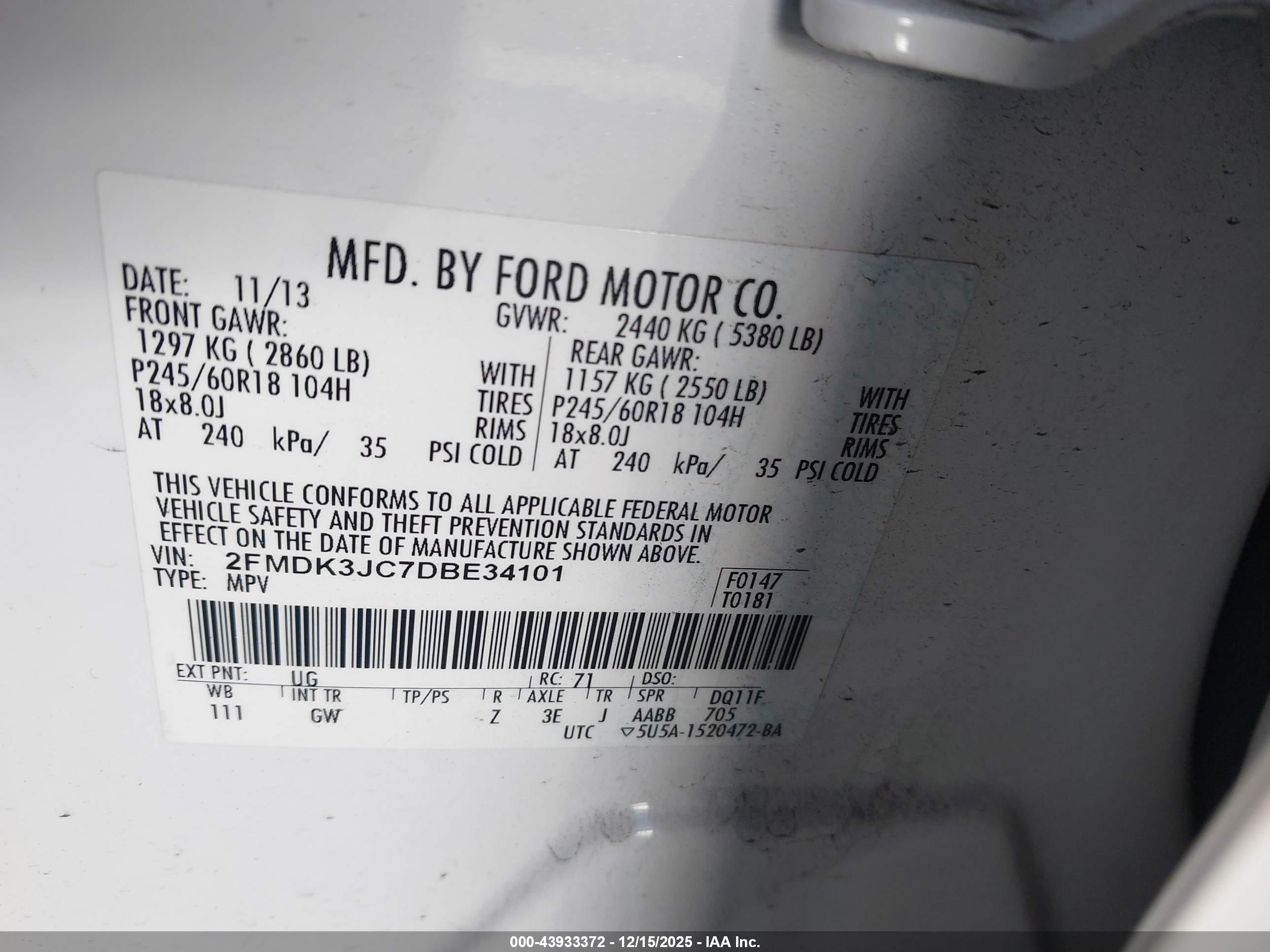 FORD EDGE image 9