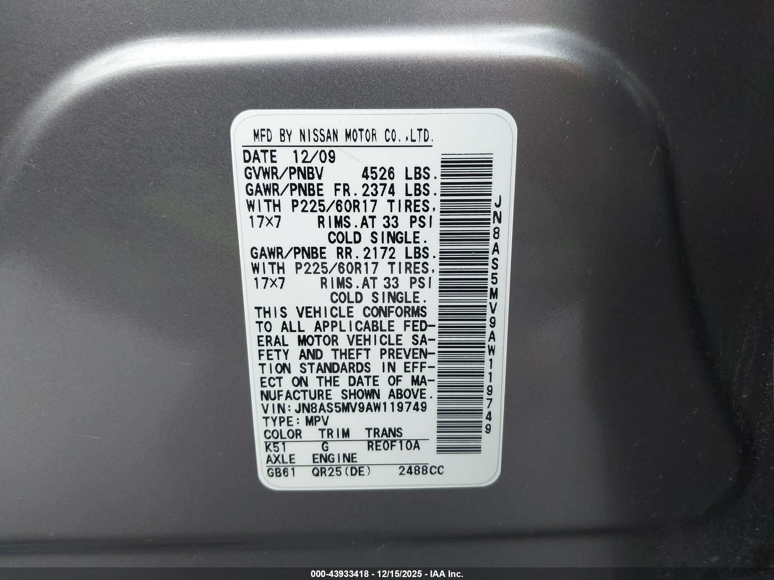 NISSAN ROGUE image 9
