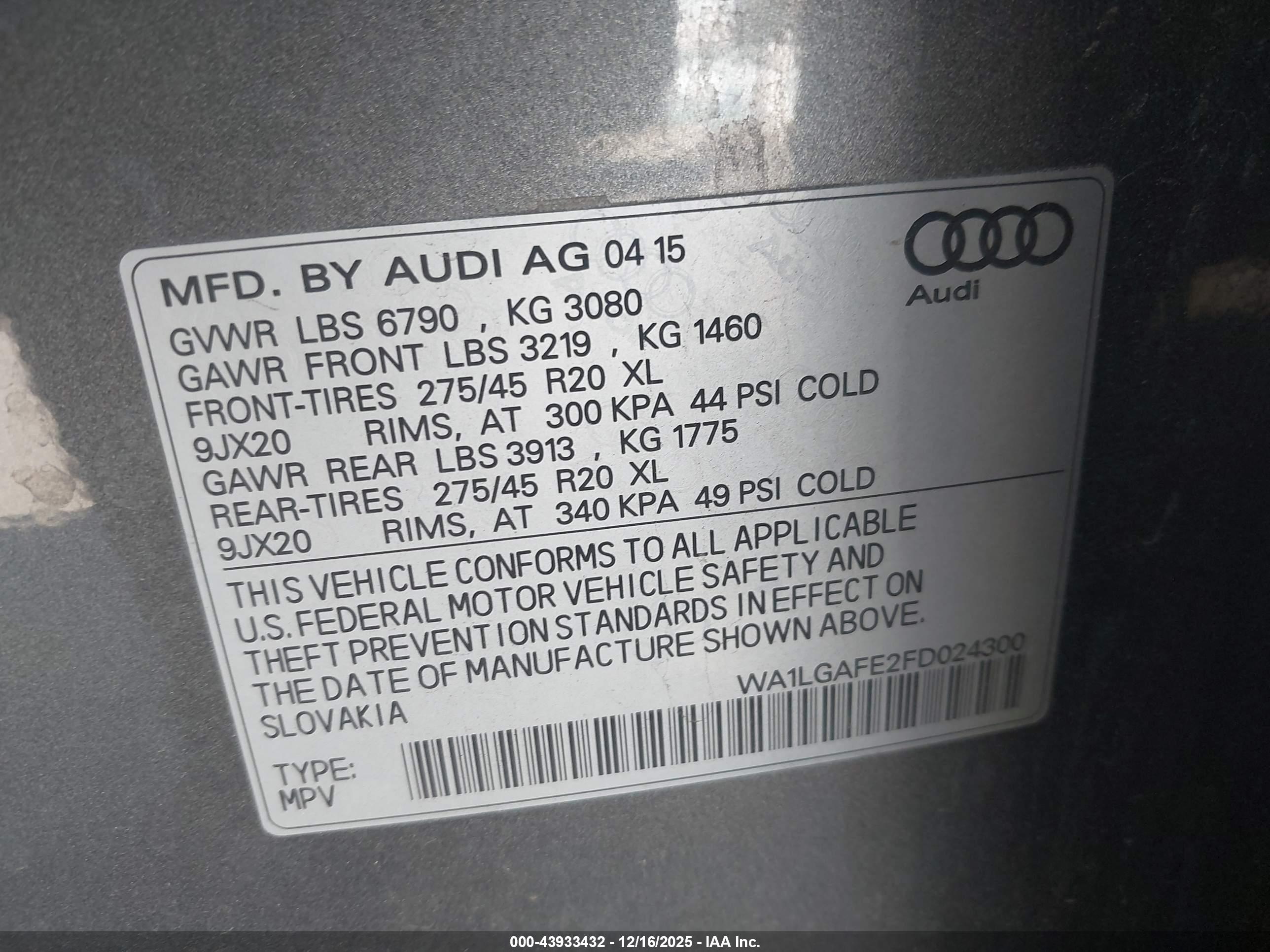 AUDI Q7 image 9