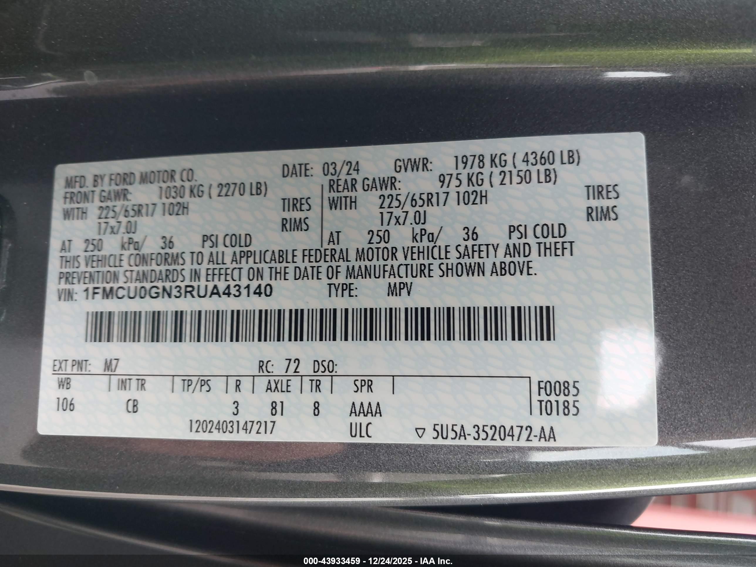 FORD ESCAPE image 9