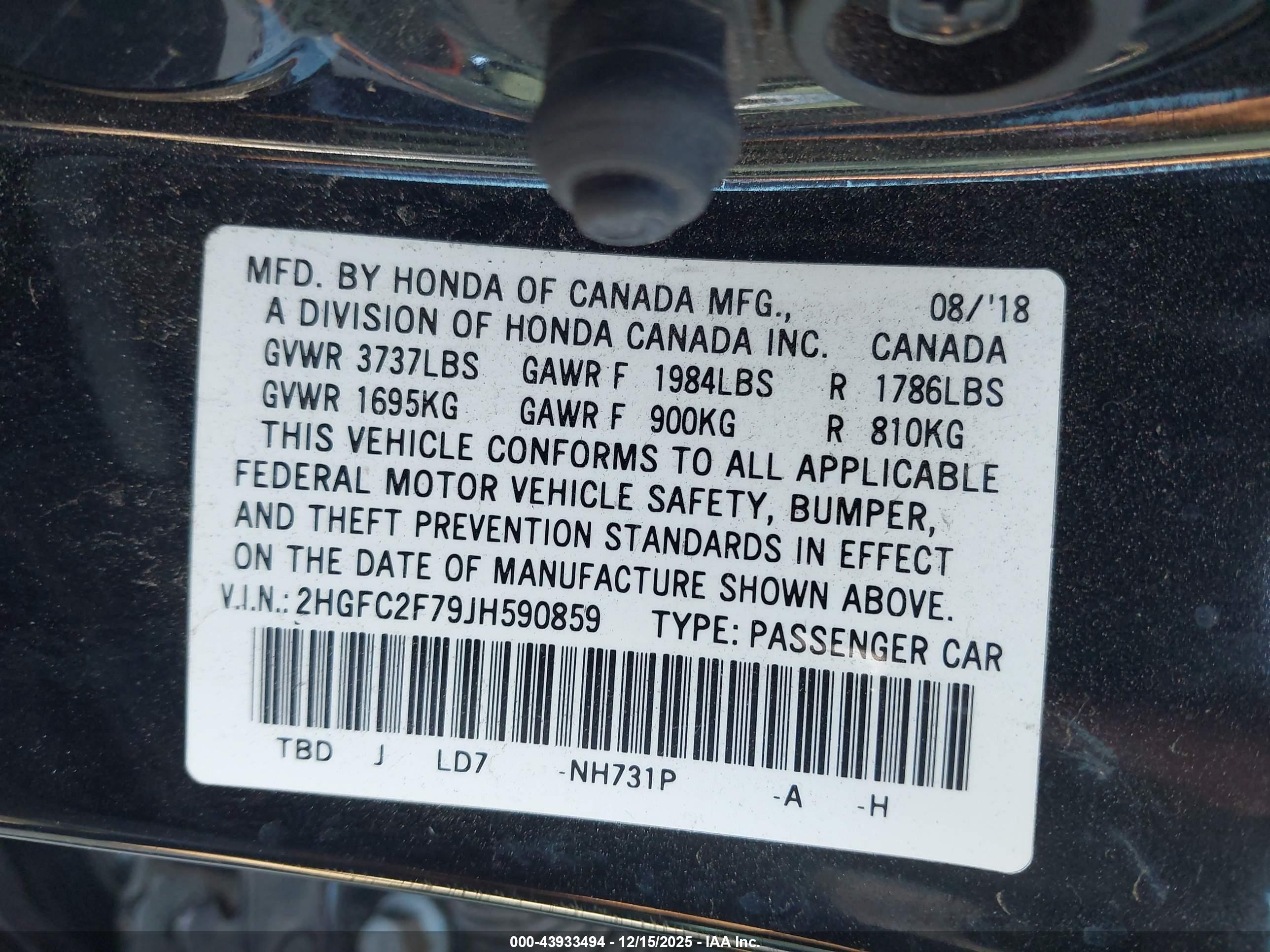 HONDA CIVIC image 9