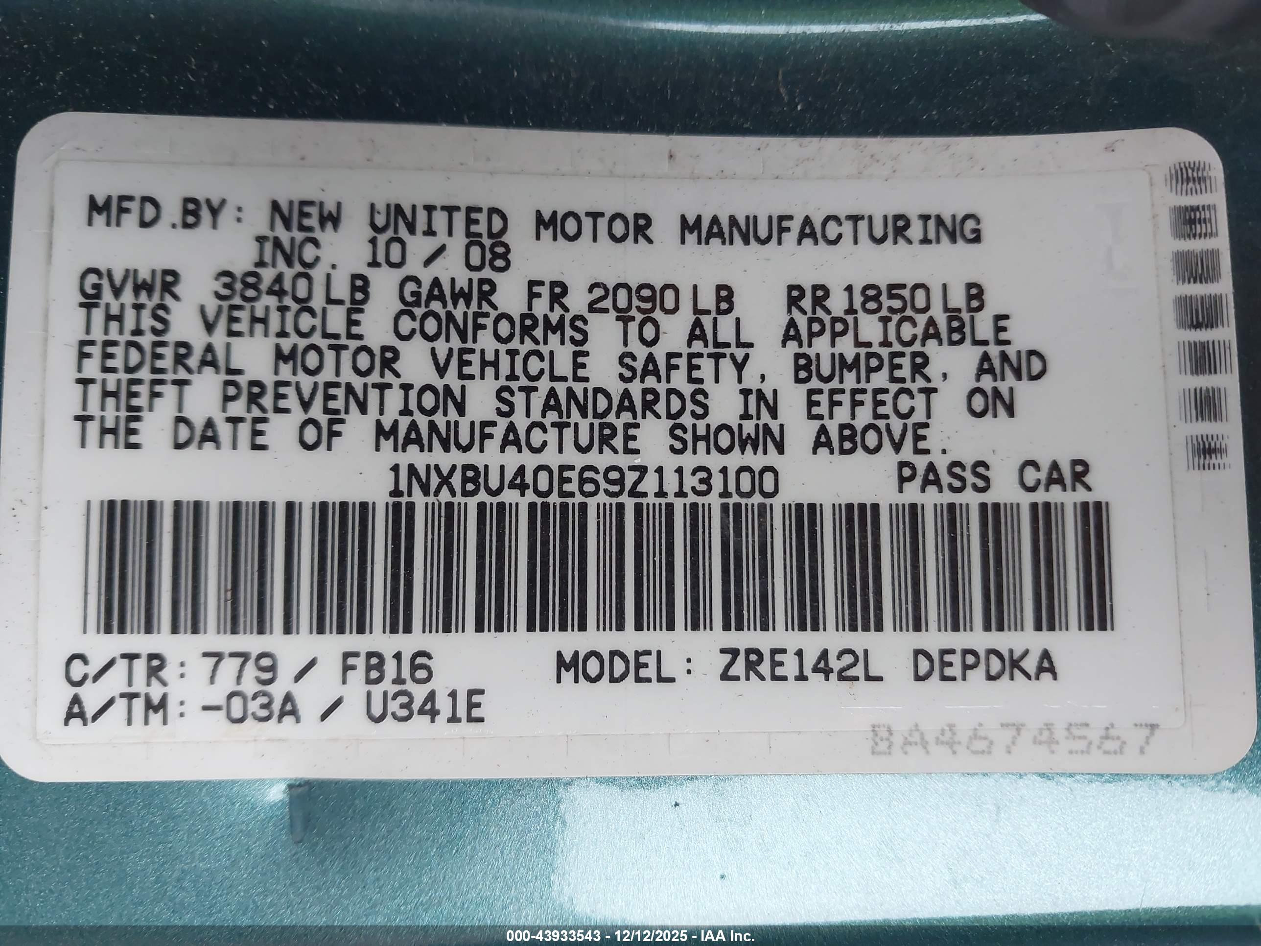 TOYOTA COROLLA image 9