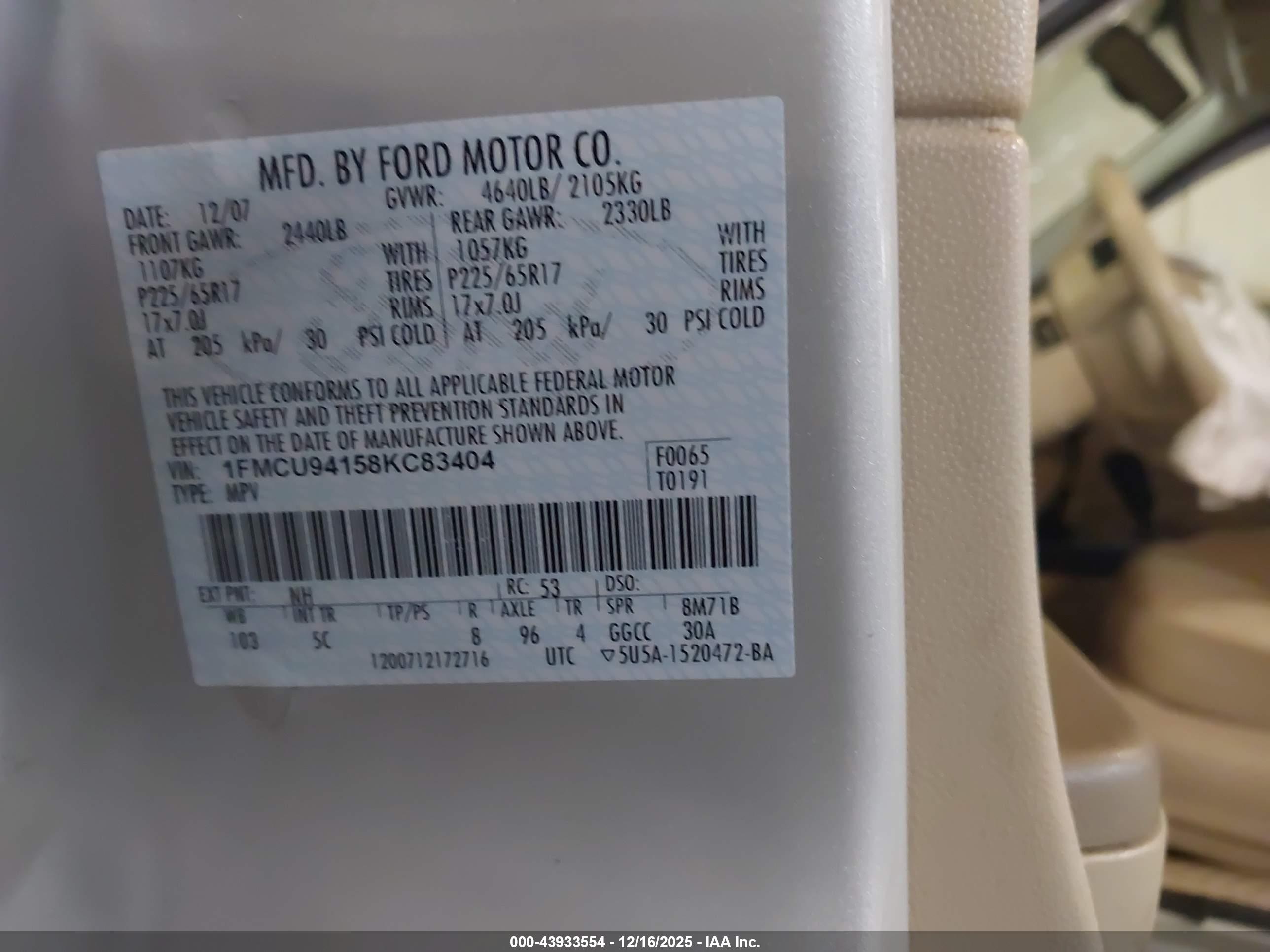 FORD ESCAPE image 9