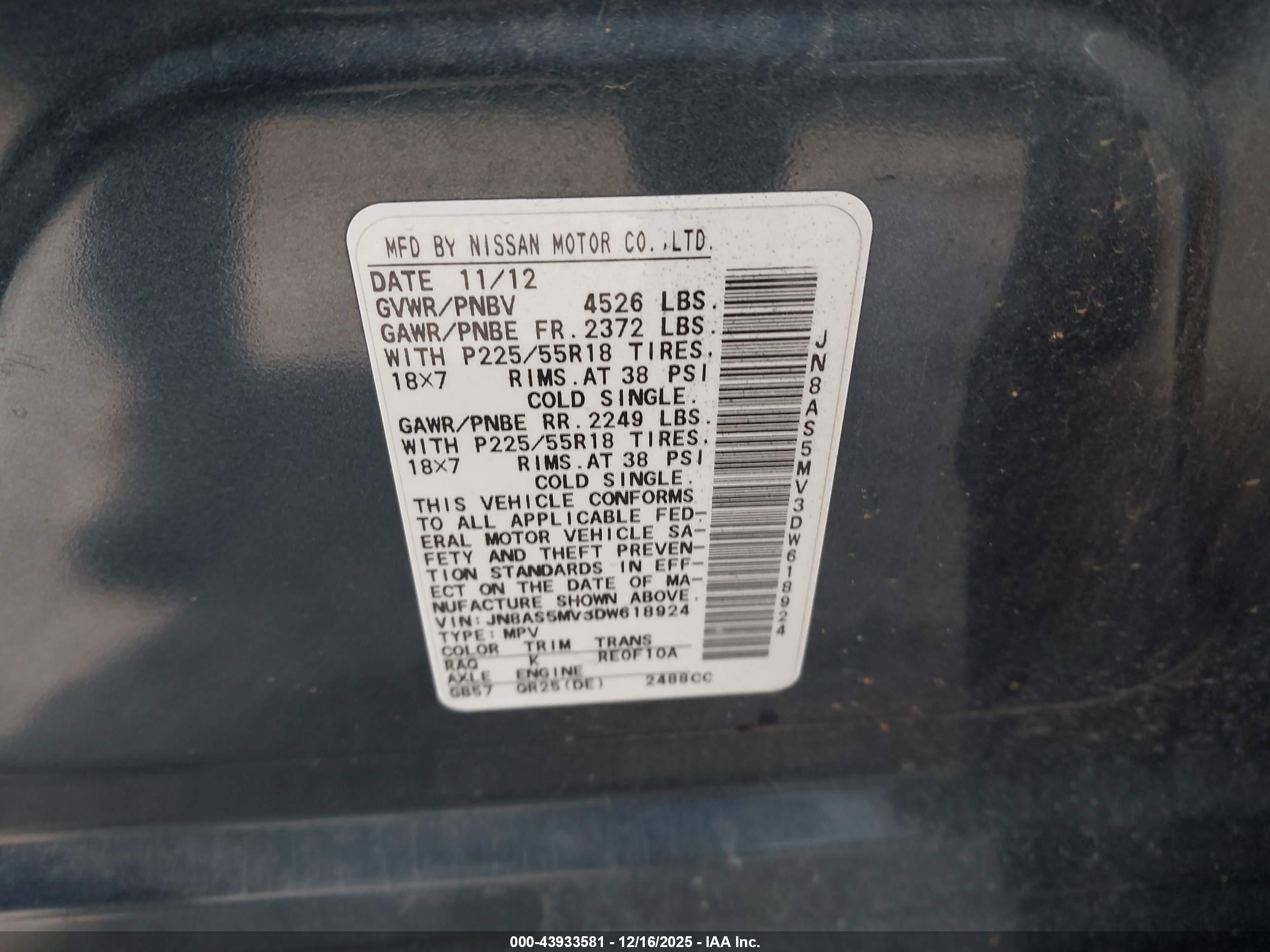 NISSAN ROGUE image 9