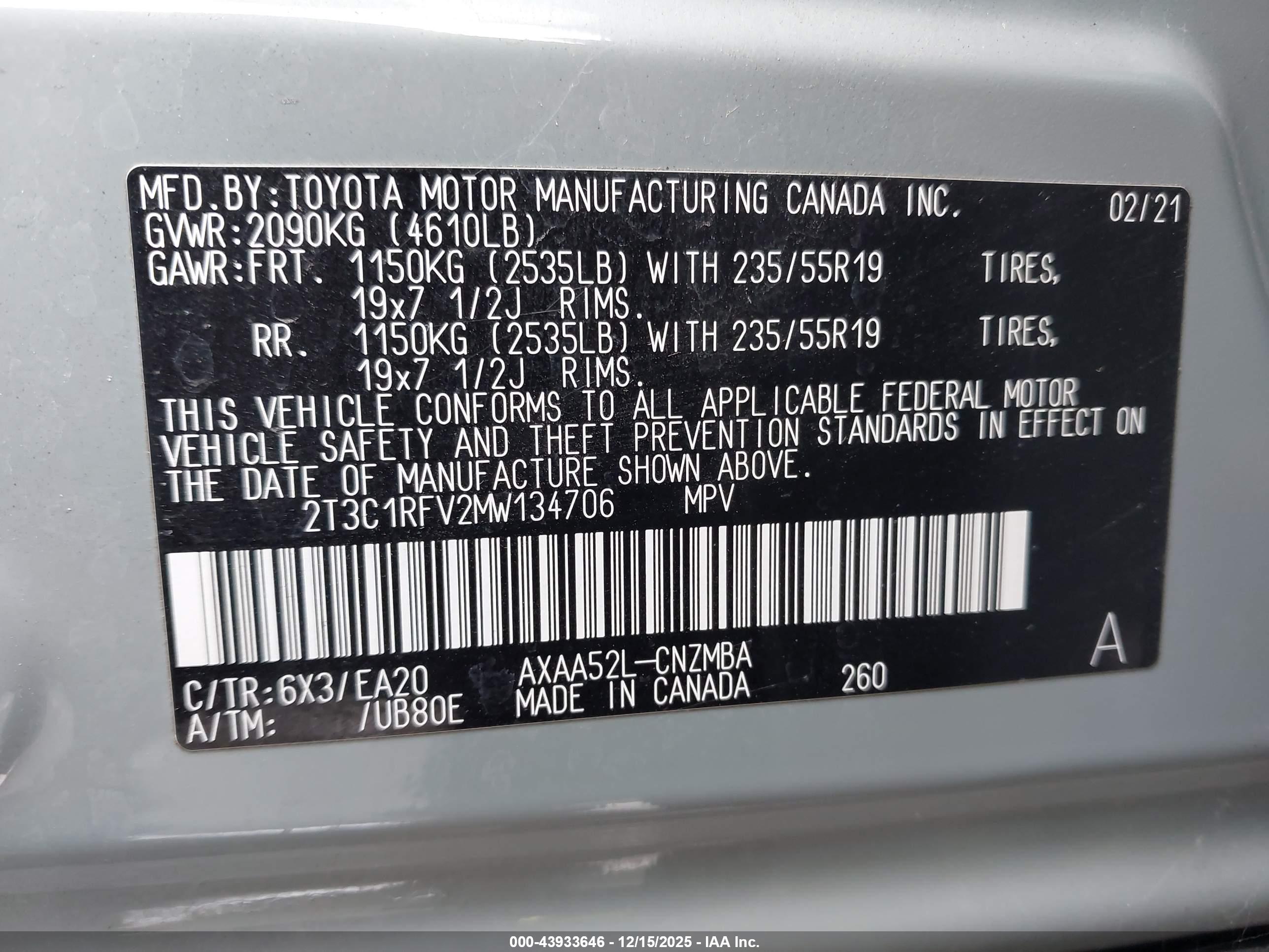 TOYOTA RAV4 image 9
