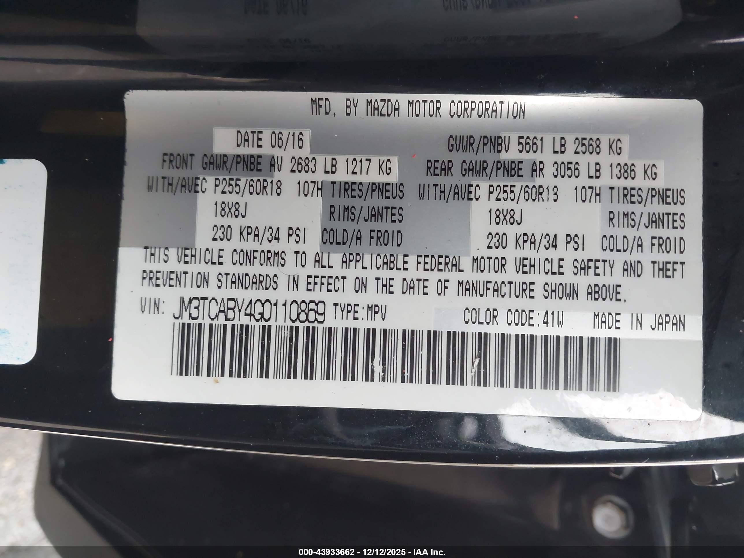 MAZDA CX-9 image 9